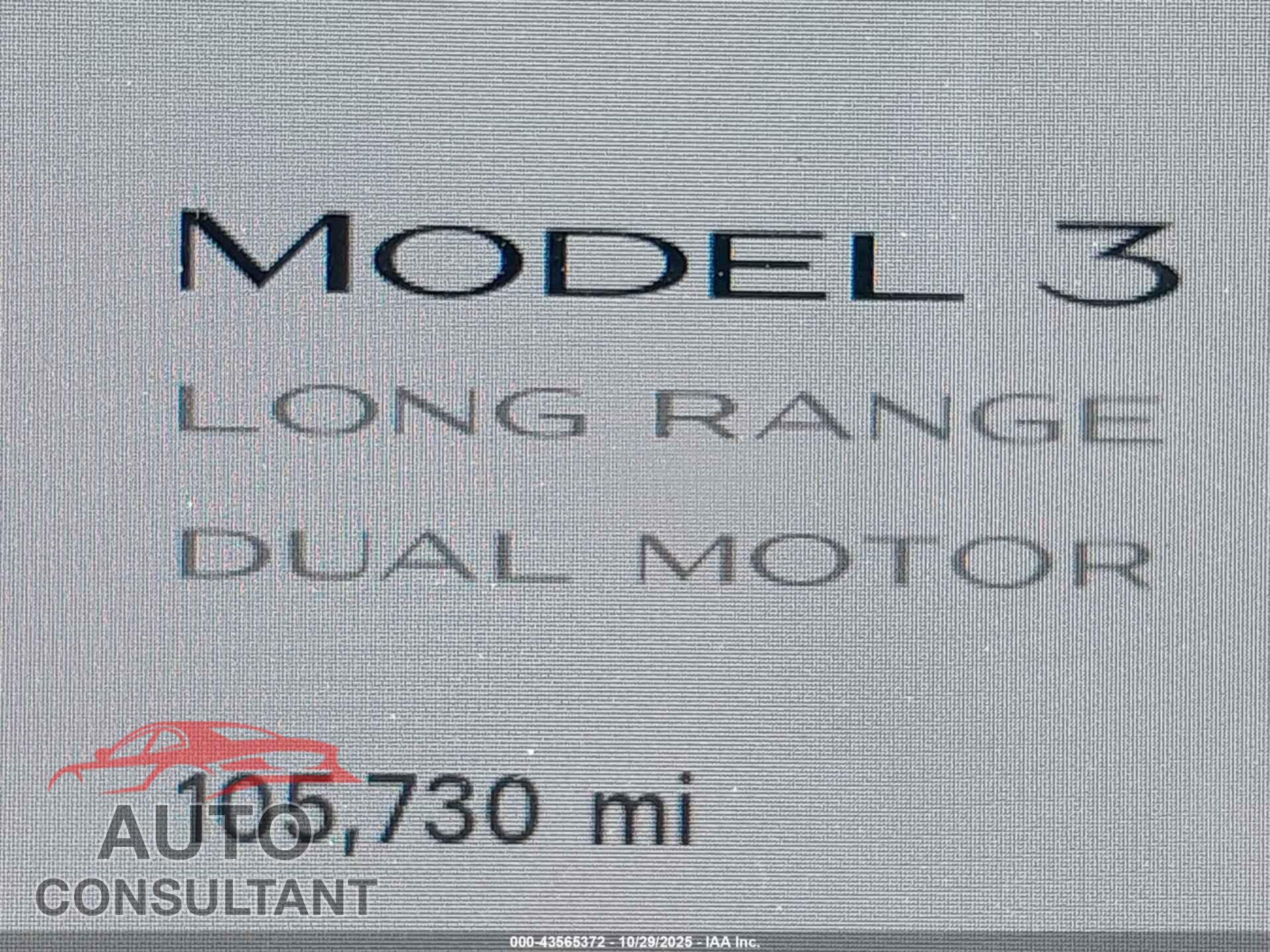 TESLA MODEL 3 2018 - 5YJ3E1EB4JF094708