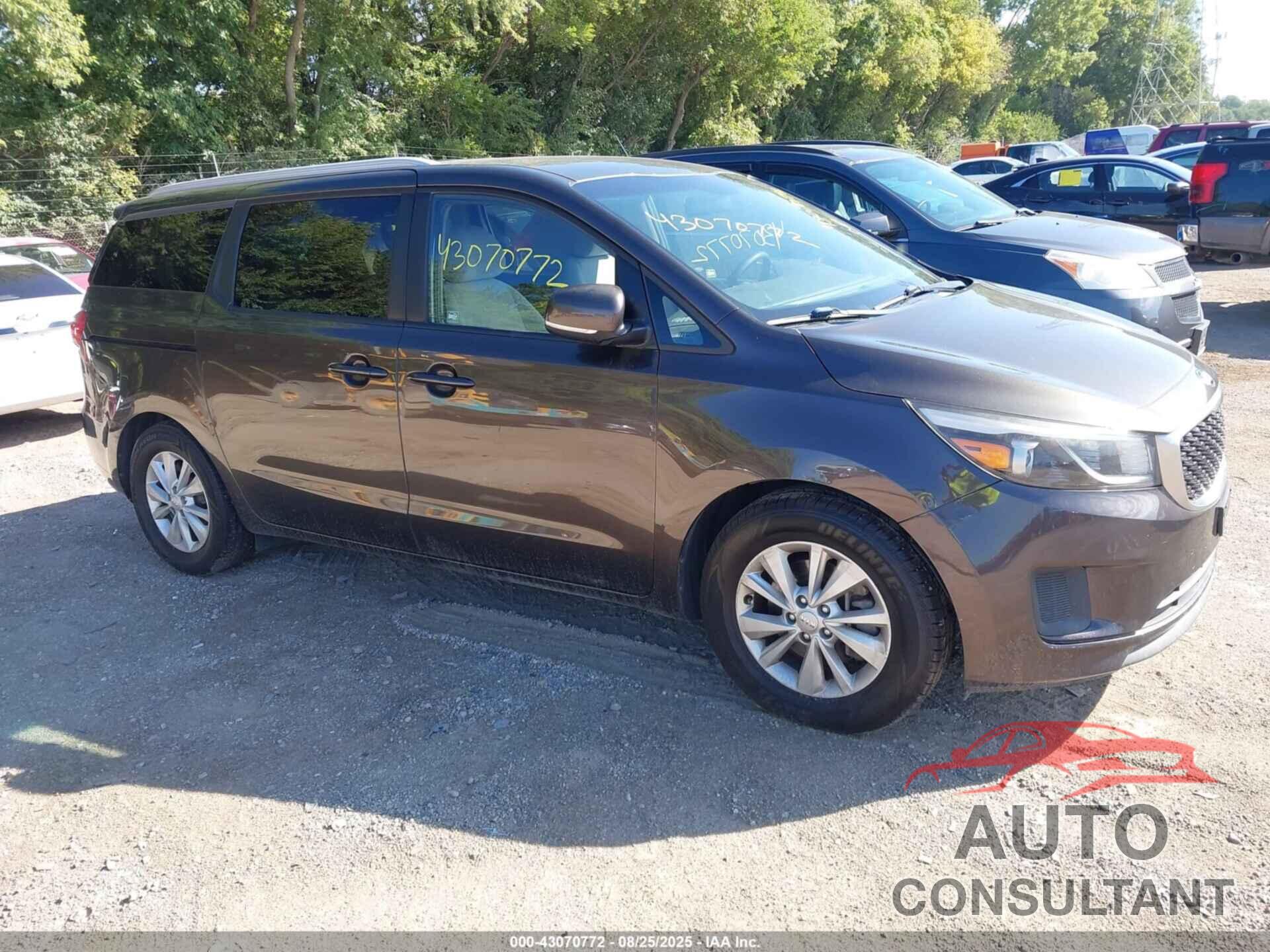 KIA SEDONA 2016 - KNDMB5C10G6082607