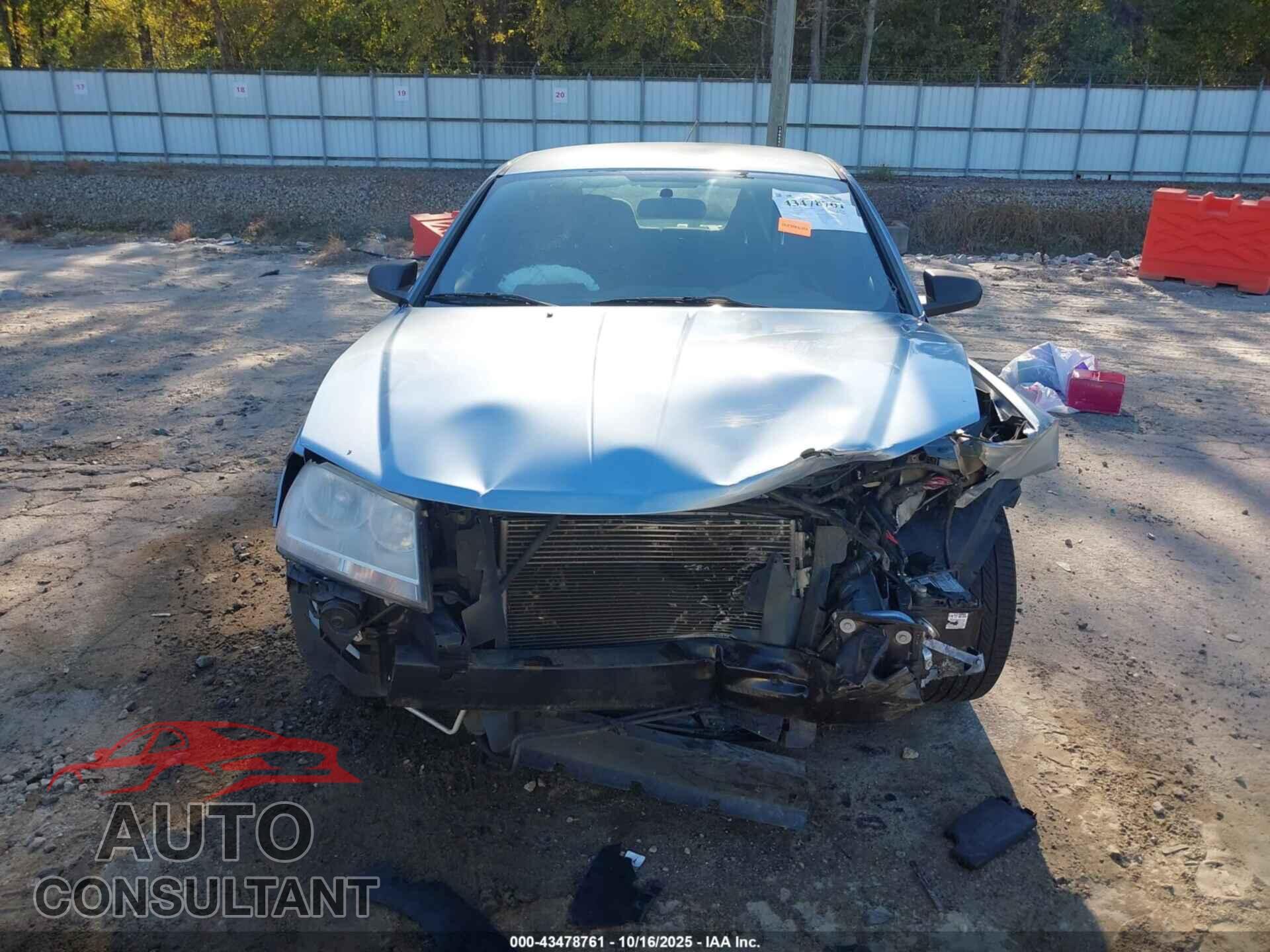 DODGE AVENGER 2013 - 1C3CDZAB7DN602820