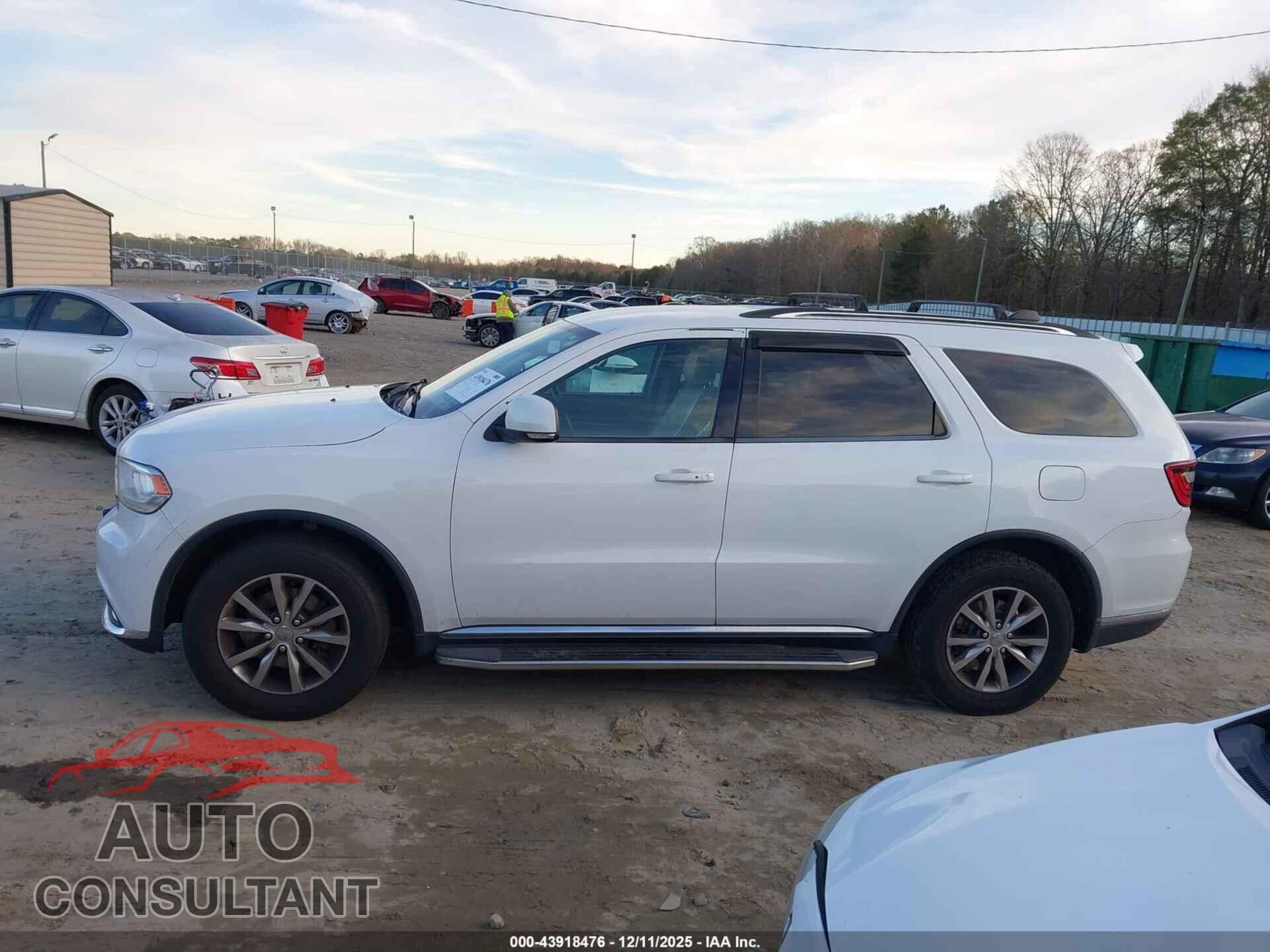 DODGE DURANGO 2016 - 1C4RDJDG3GC484375