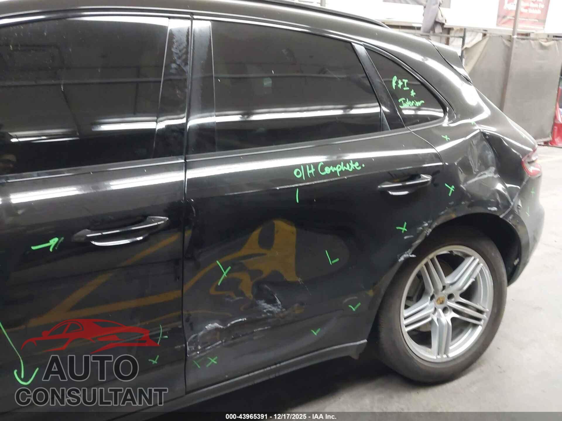 PORSCHE MACAN 2015 - WP1AB2A51FLB64609
