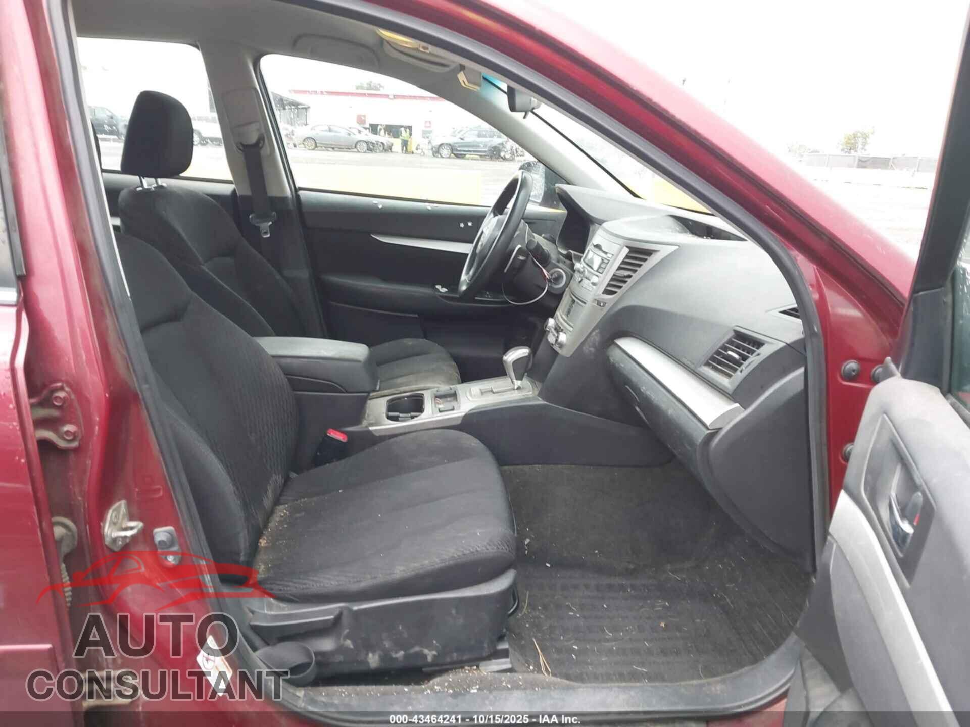 SUBARU OUTBACK 2012 - 4S4BRBACXC3211921