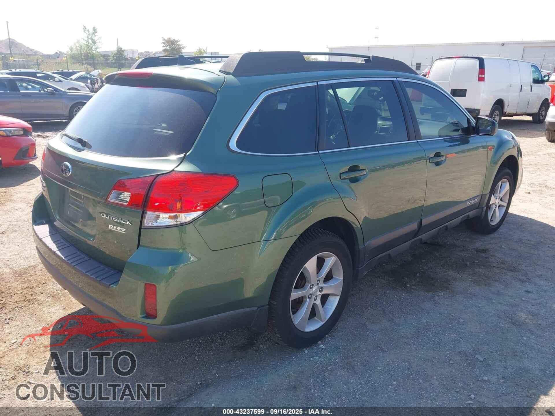 SUBARU OUTBACK 2014 - 4S4BRBLC5E3320111