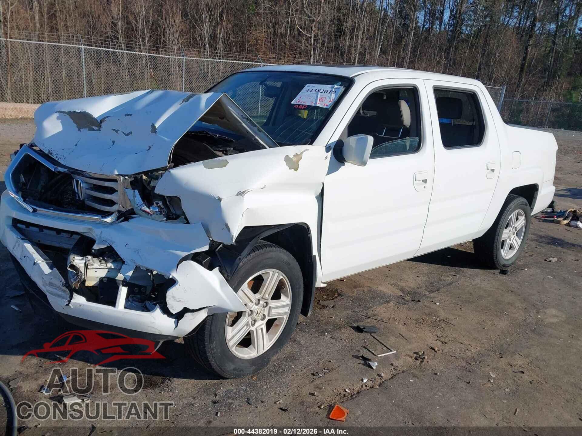 HONDA RIDGELINE 2013 - 5FPYK1F5XDB001032
