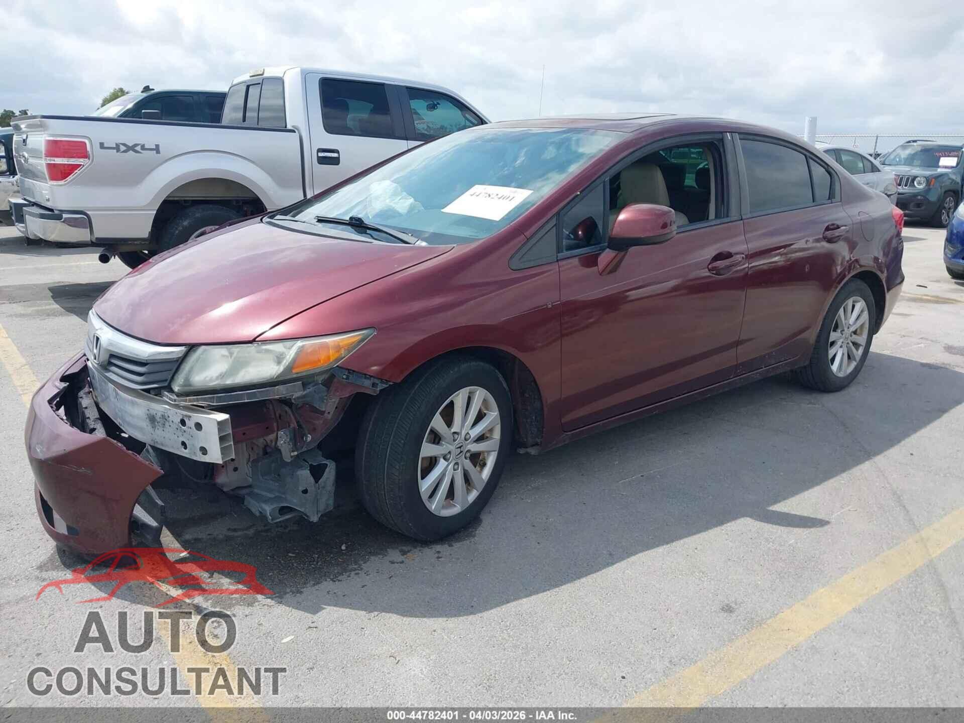 HONDA CIVIC 2012 - 2HGFB2F96CH532117