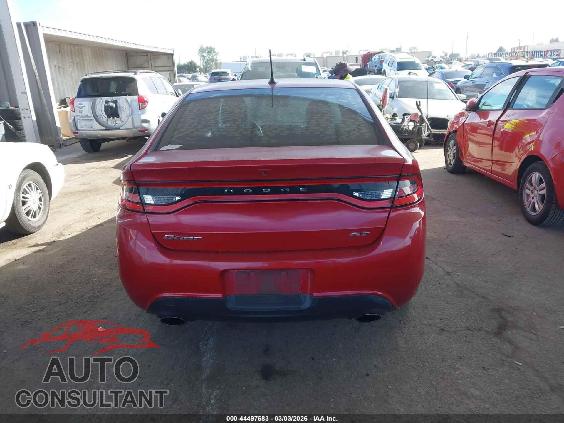 DODGE DART 2014 - 1C3CDFEB7ED919528