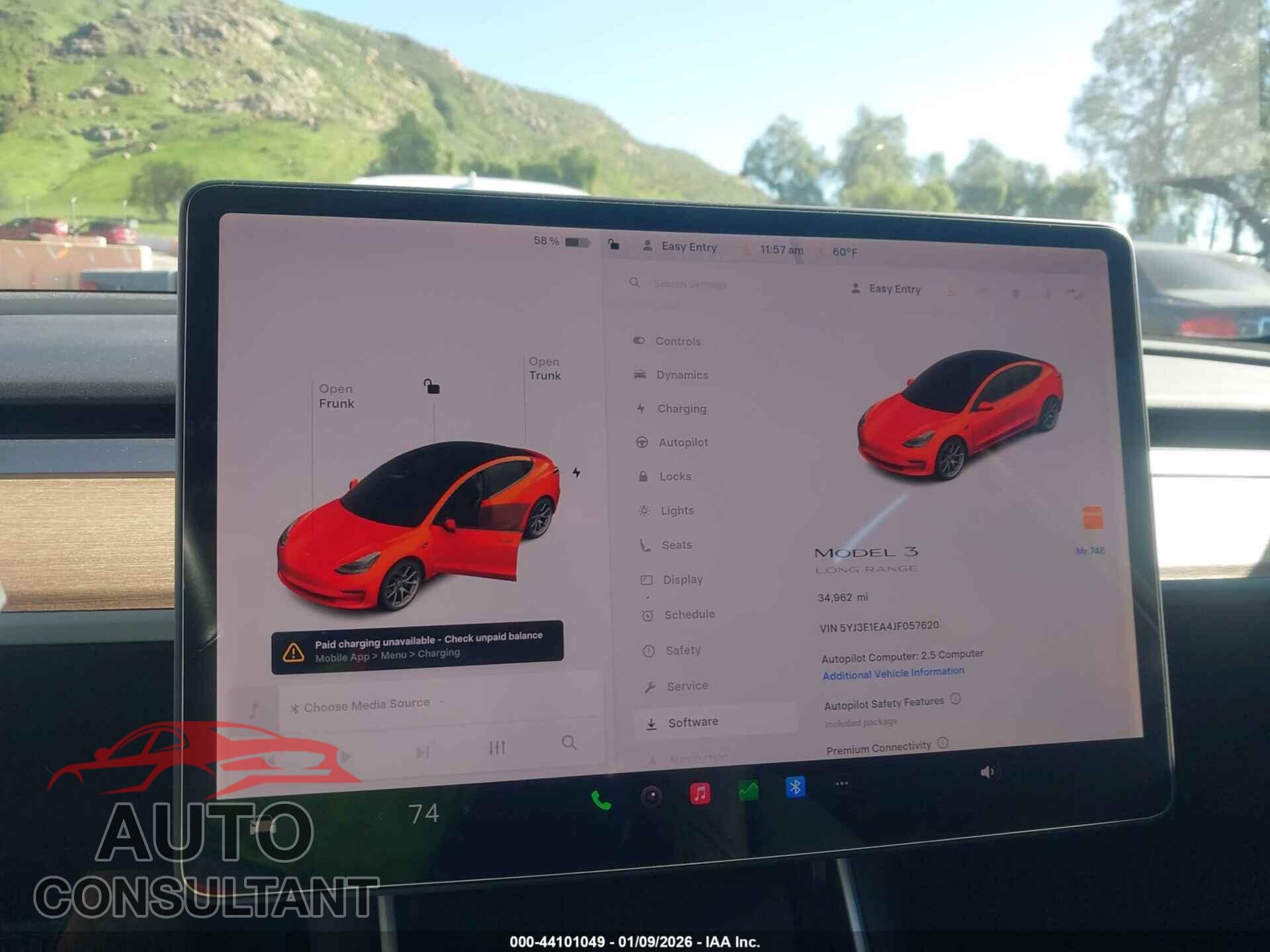 TESLA MODEL 3 2018 - 5YJ3E1EA4JF057620