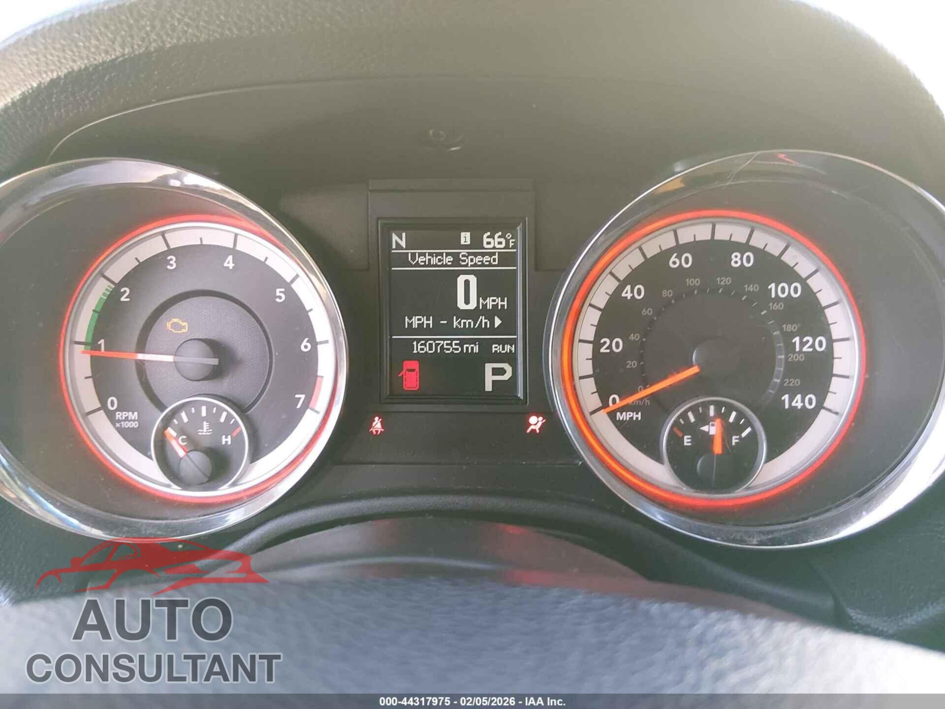 DODGE DURANGO 2012 - 1C4RDJEG6CC331076