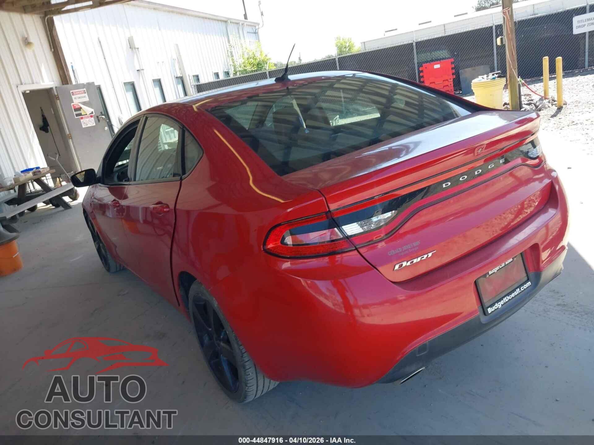 DODGE DART 2015 - 1C3CDFBB9FD123059