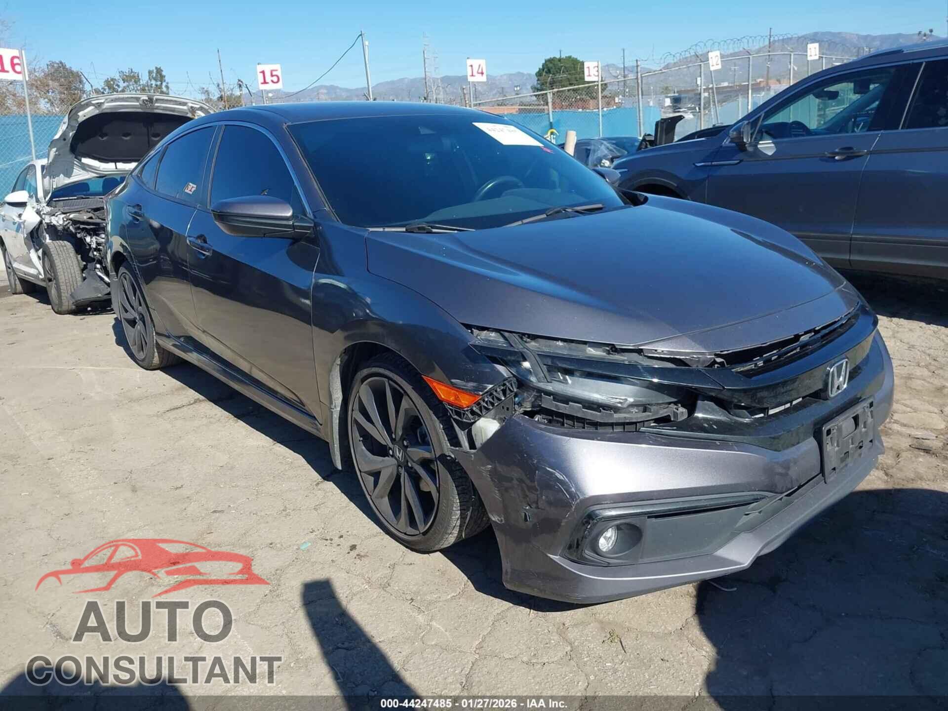 HONDA CIVIC 2019 - 2HGFC2F83KH558161