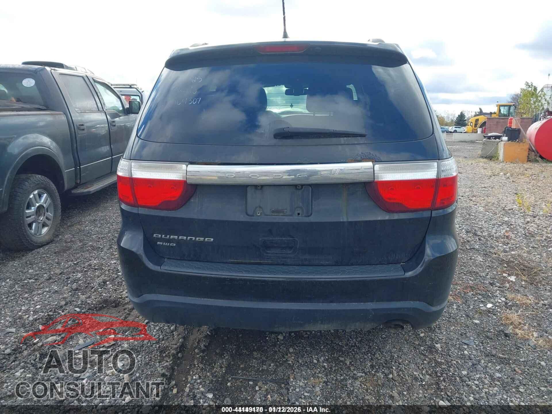 DODGE DURANGO 2012 - 1C4RDJAG7CC104307