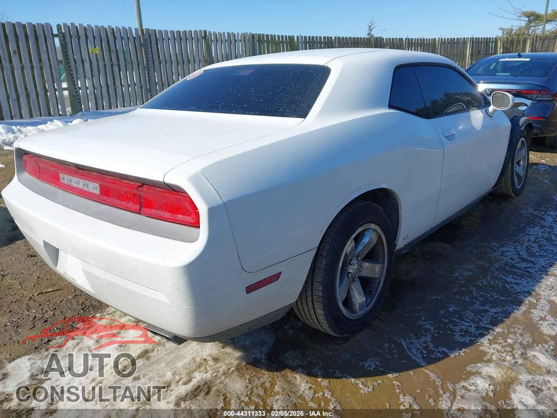 DODGE CHALLENGER 2013 - 2C3CDYAG2DH693820