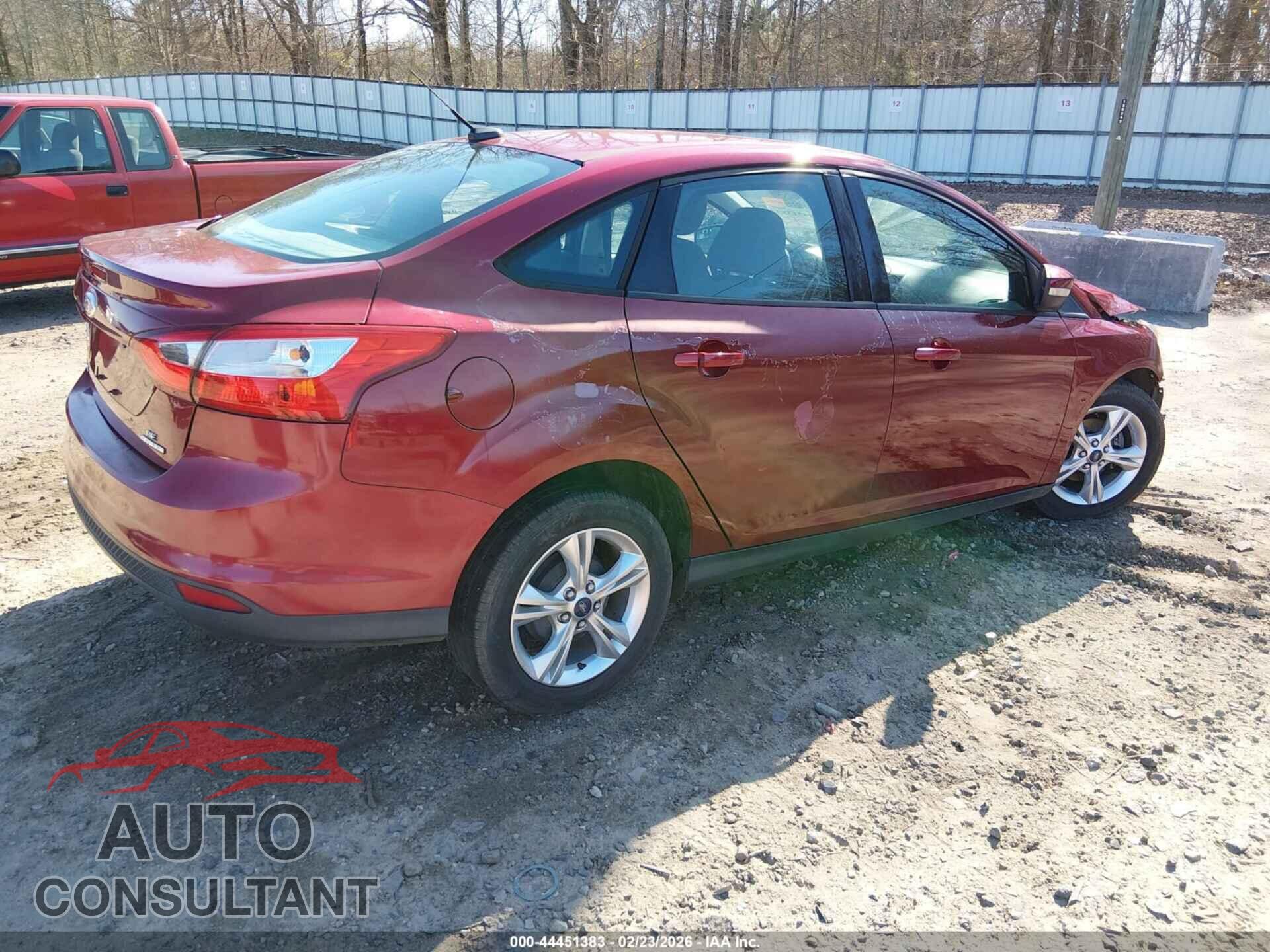 FORD FOCUS 2013 - 1FADP3F25DL167195