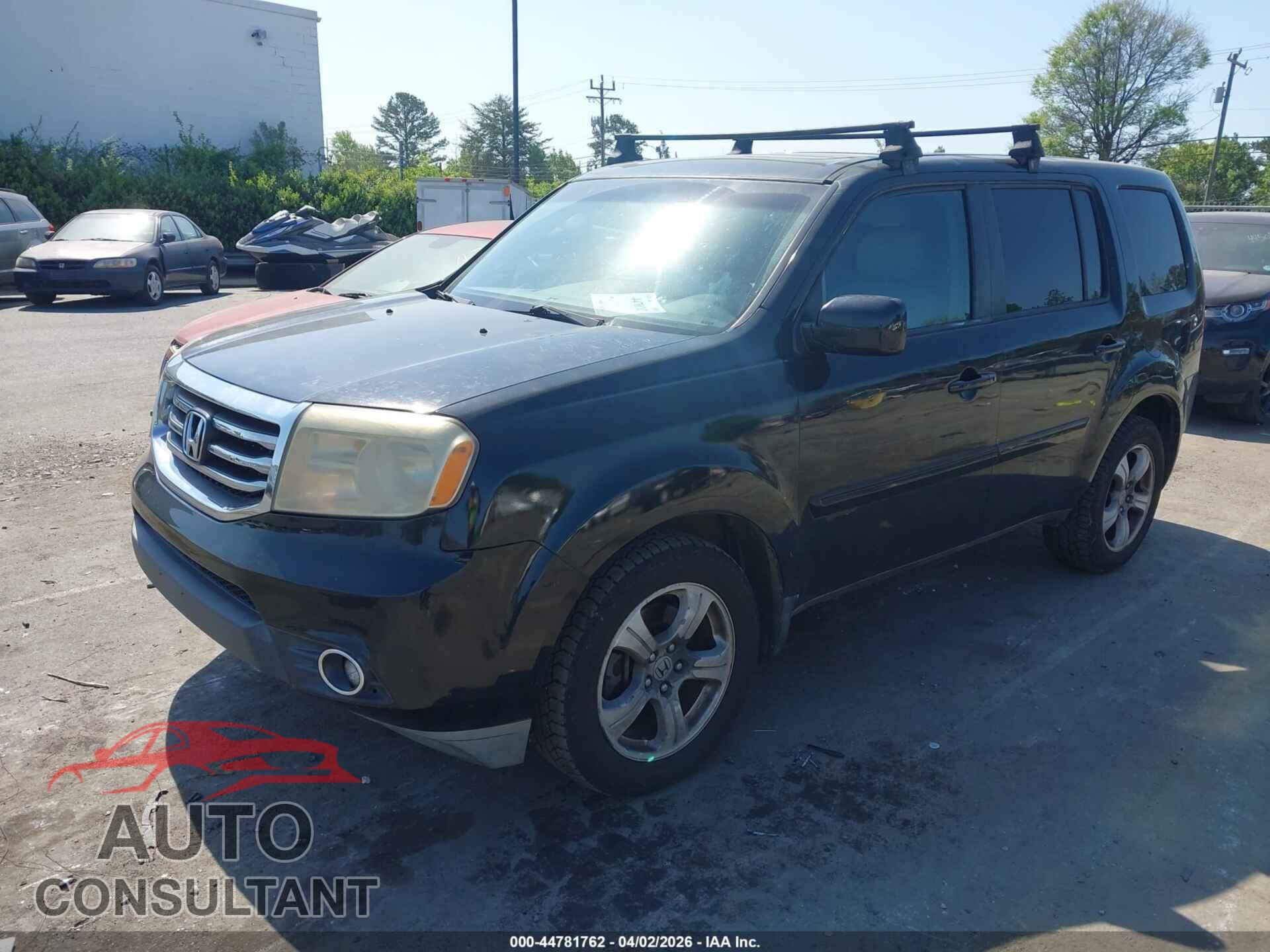 HONDA PILOT 2012 - 5FNYF3H78CB013928