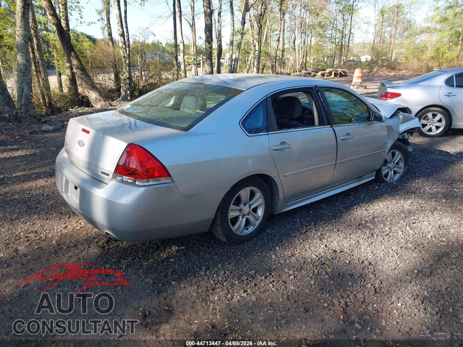 CHEVROLET IMPALA 2012 - 2G1WF5E32C1327025