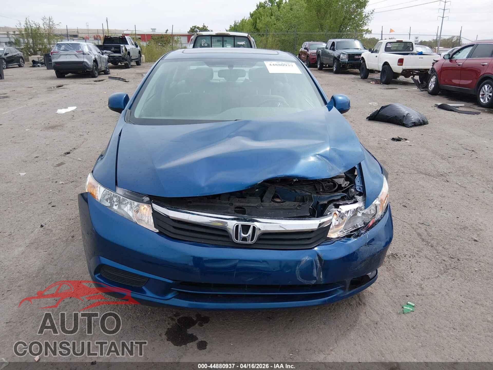 HONDA CIVIC 2012 - 2HGFB2F83CH534334