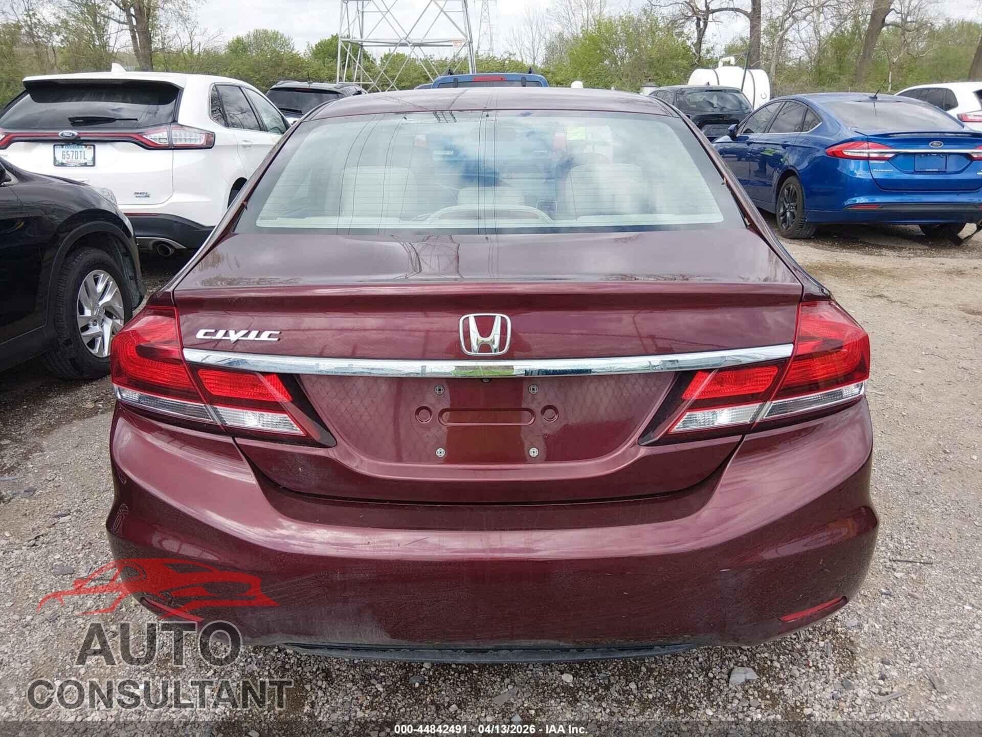 HONDA CIVIC 2013 - 19XFB2F94DE013093
