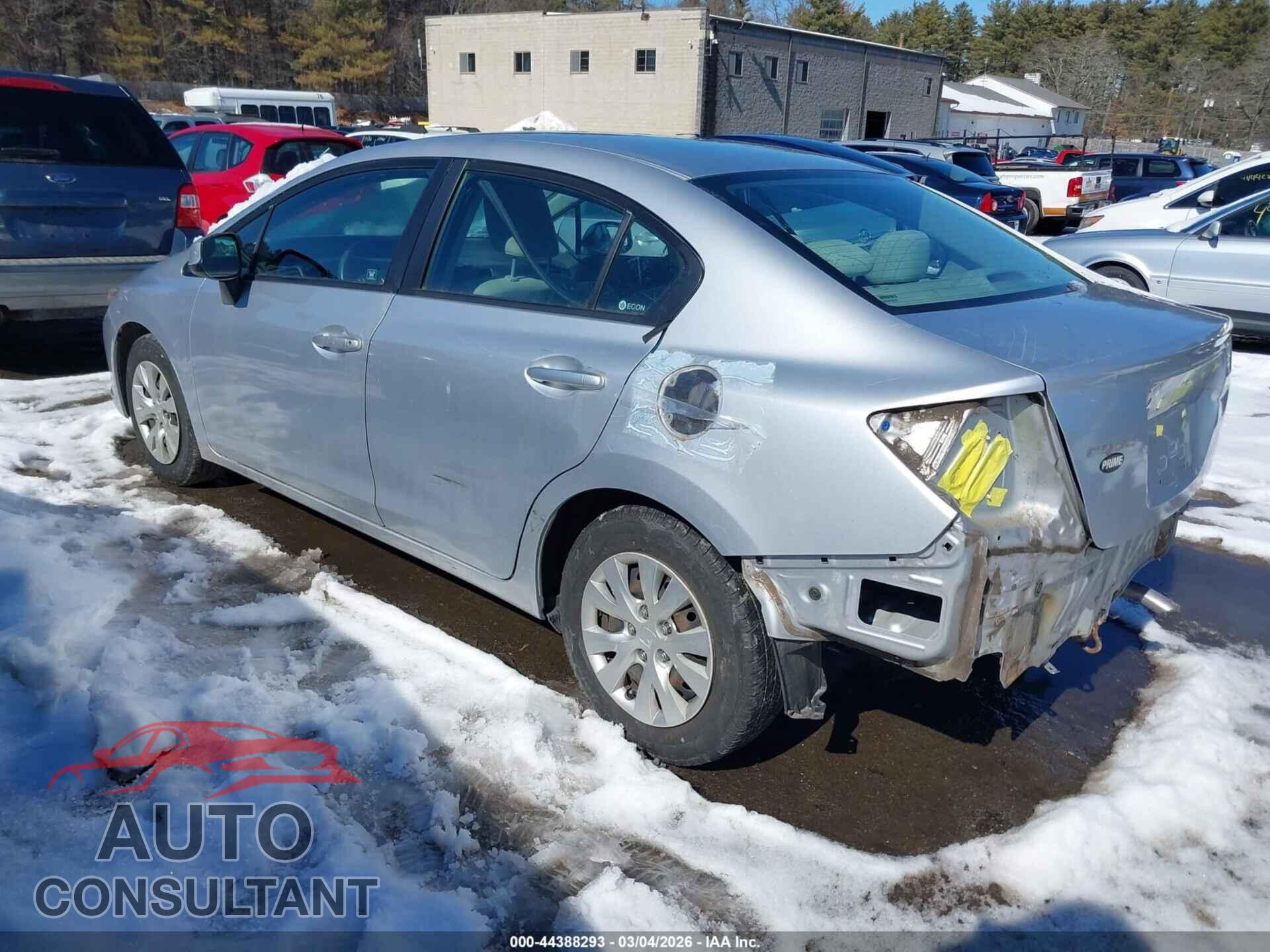 HONDA CIVIC 2012 - 2HGFB2F57CH586488