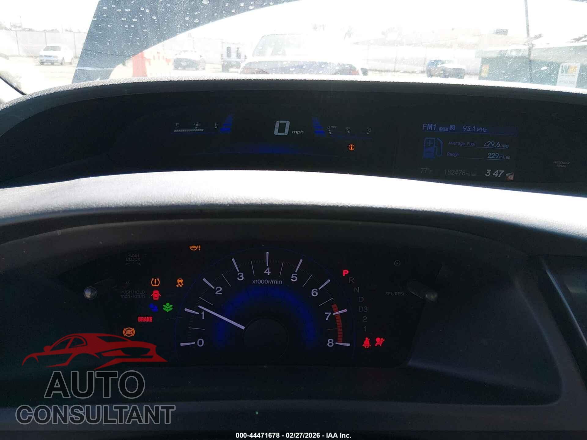 HONDA CIVIC 2013 - 2HGFB2F9XDH552775