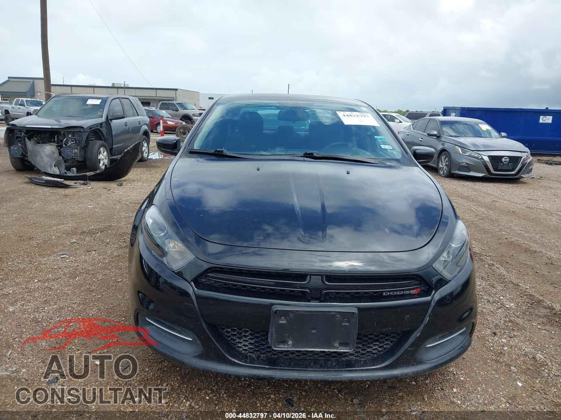 DODGE DART 2015 - 1C3CDFBB5FD122443