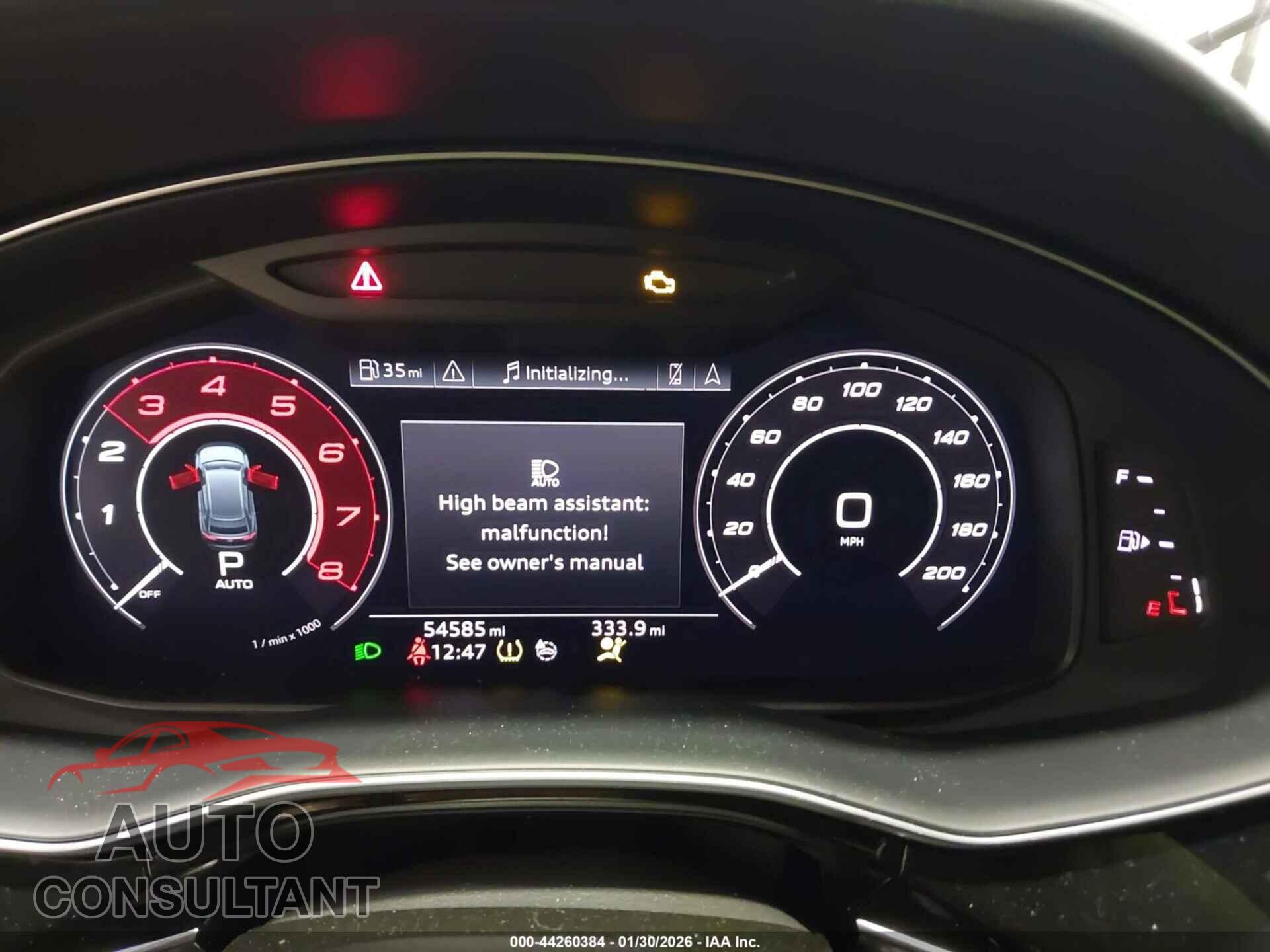 AUDI RS Q8 2020 - WU1ARBF1XLD025686