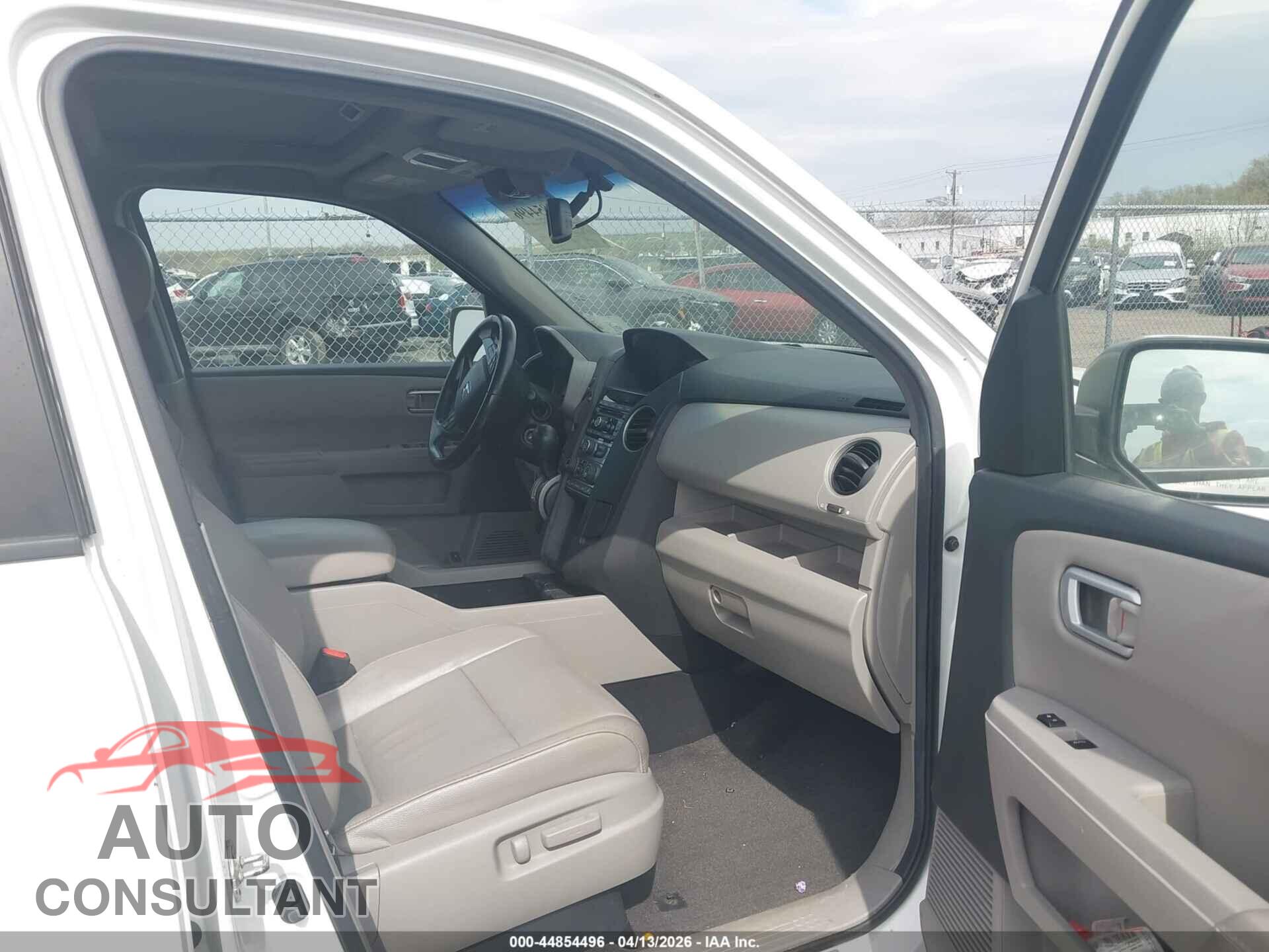 HONDA PILOT 2012 - 5FNYF4H53CB046520