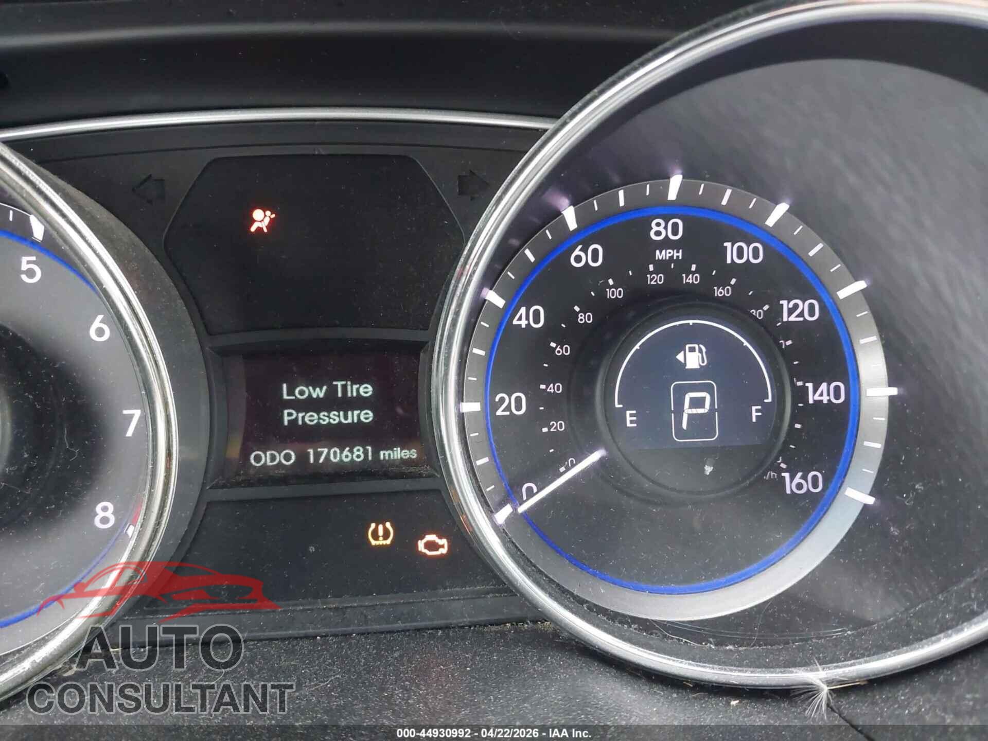 HYUNDAI SONATA 2011 - 5NPEC4ACXBH099896