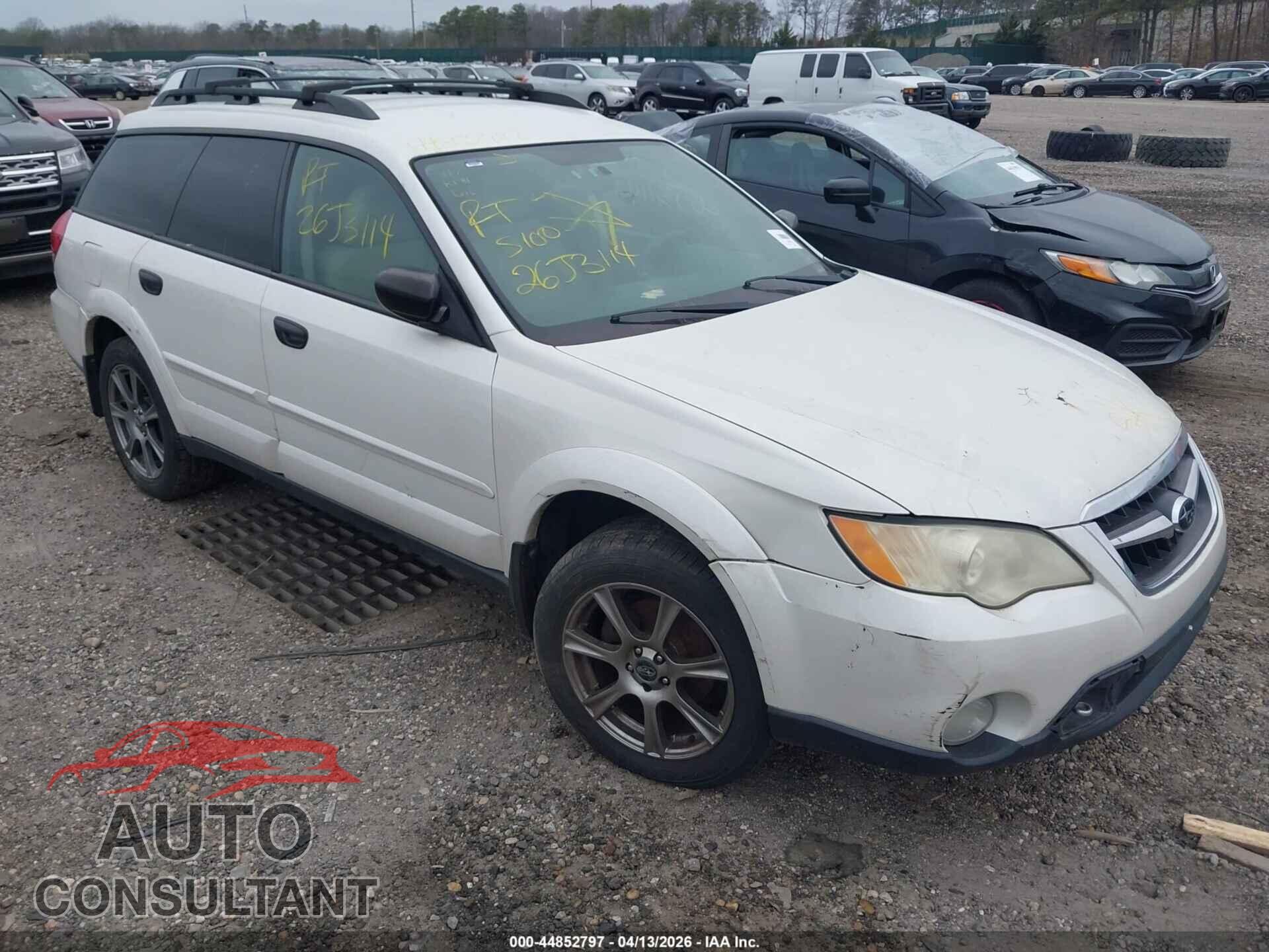 SUBARU OUTBACK 2009 - 4S4BP61C897347320