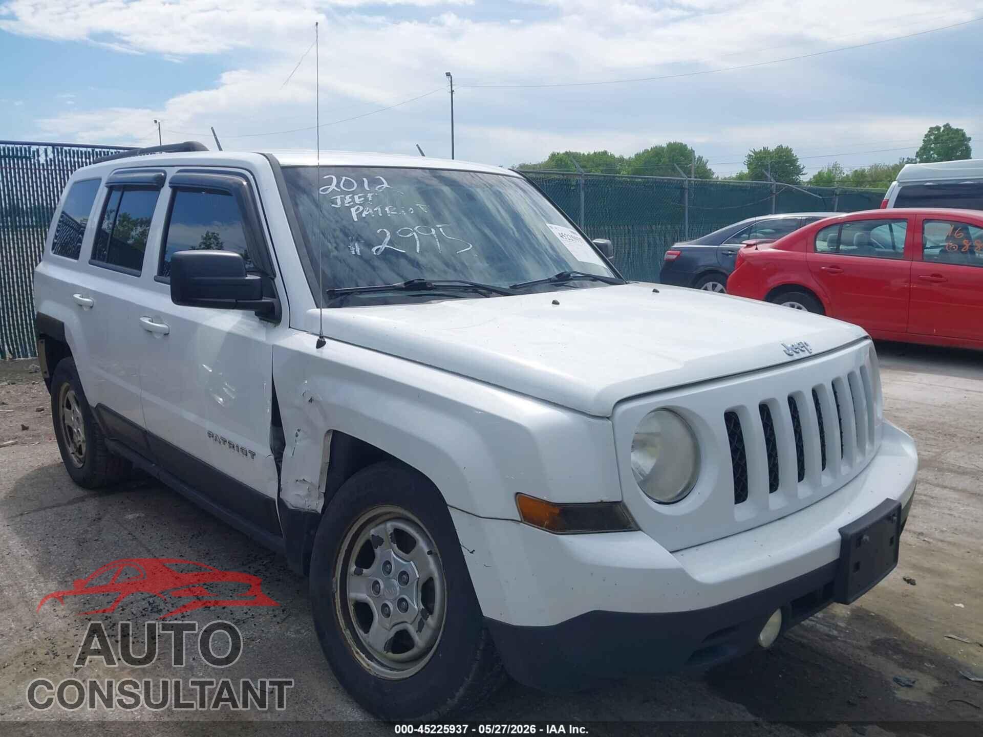 JEEP PATRIOT 2012 - 1C4NJPBA5CD586628