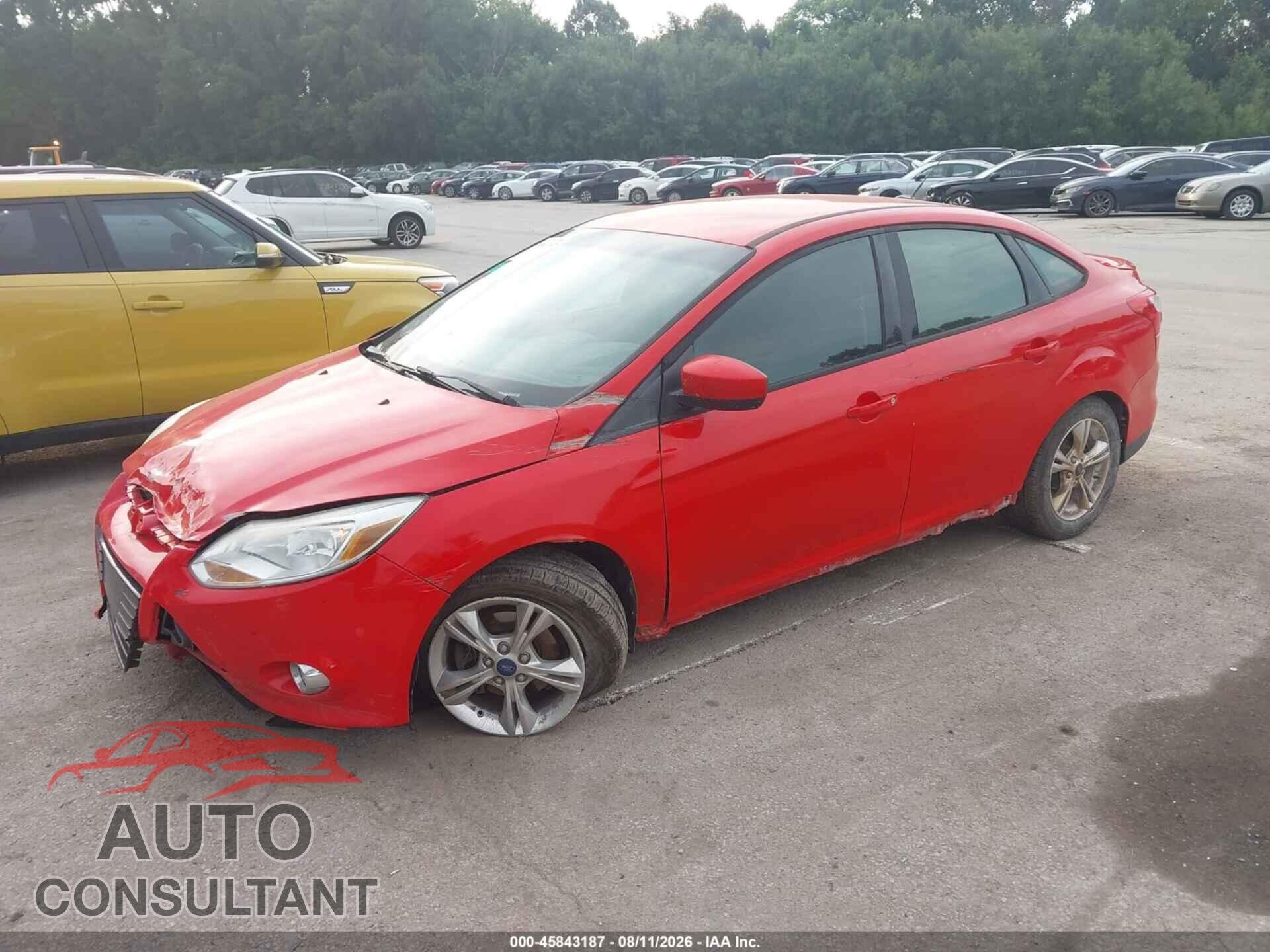 FORD FOCUS 2012 - 1FAHP3F2XCL301585