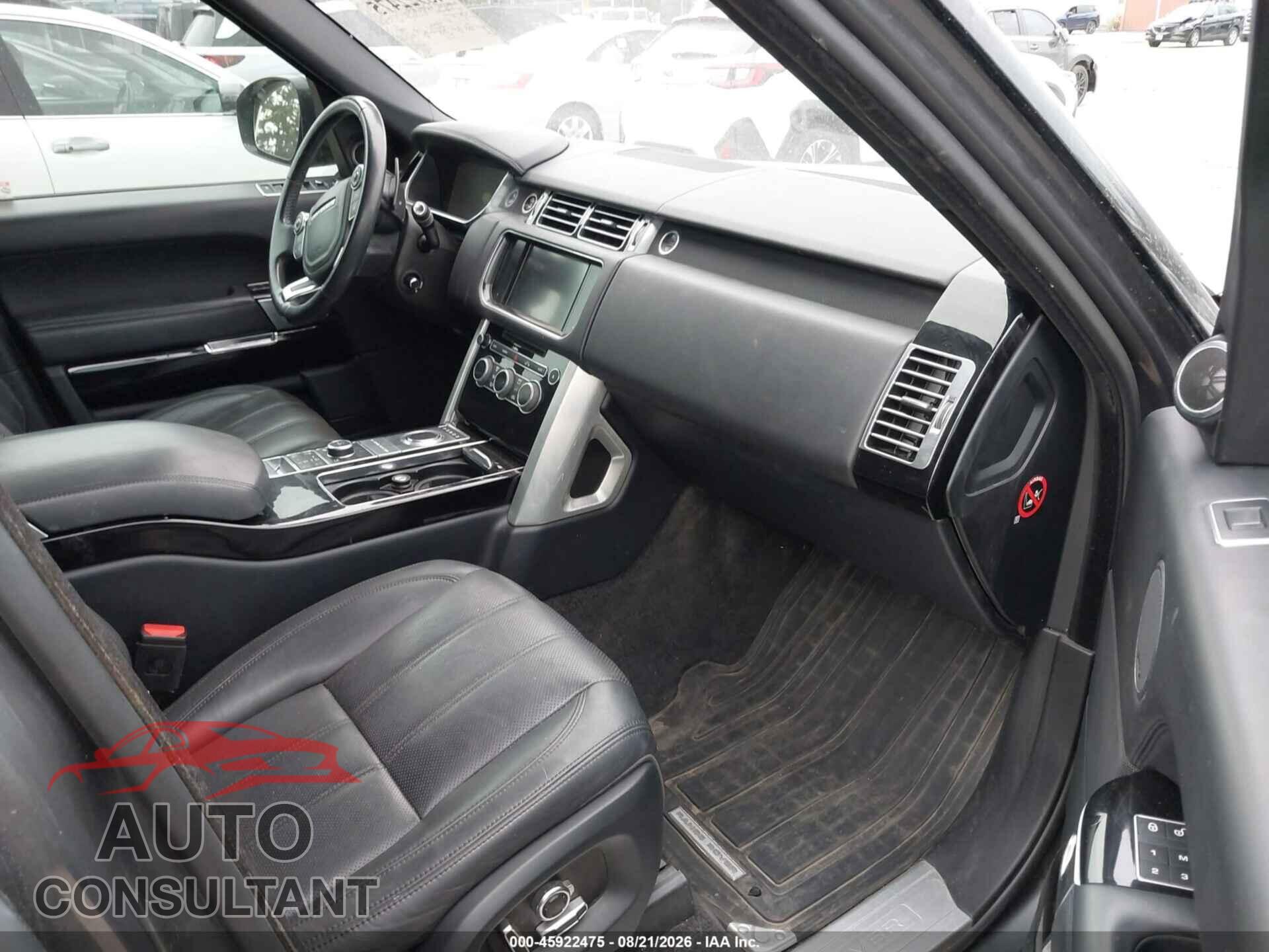 LAND ROVER RANGE ROVER 2016 - SALGS2VF8GA245398