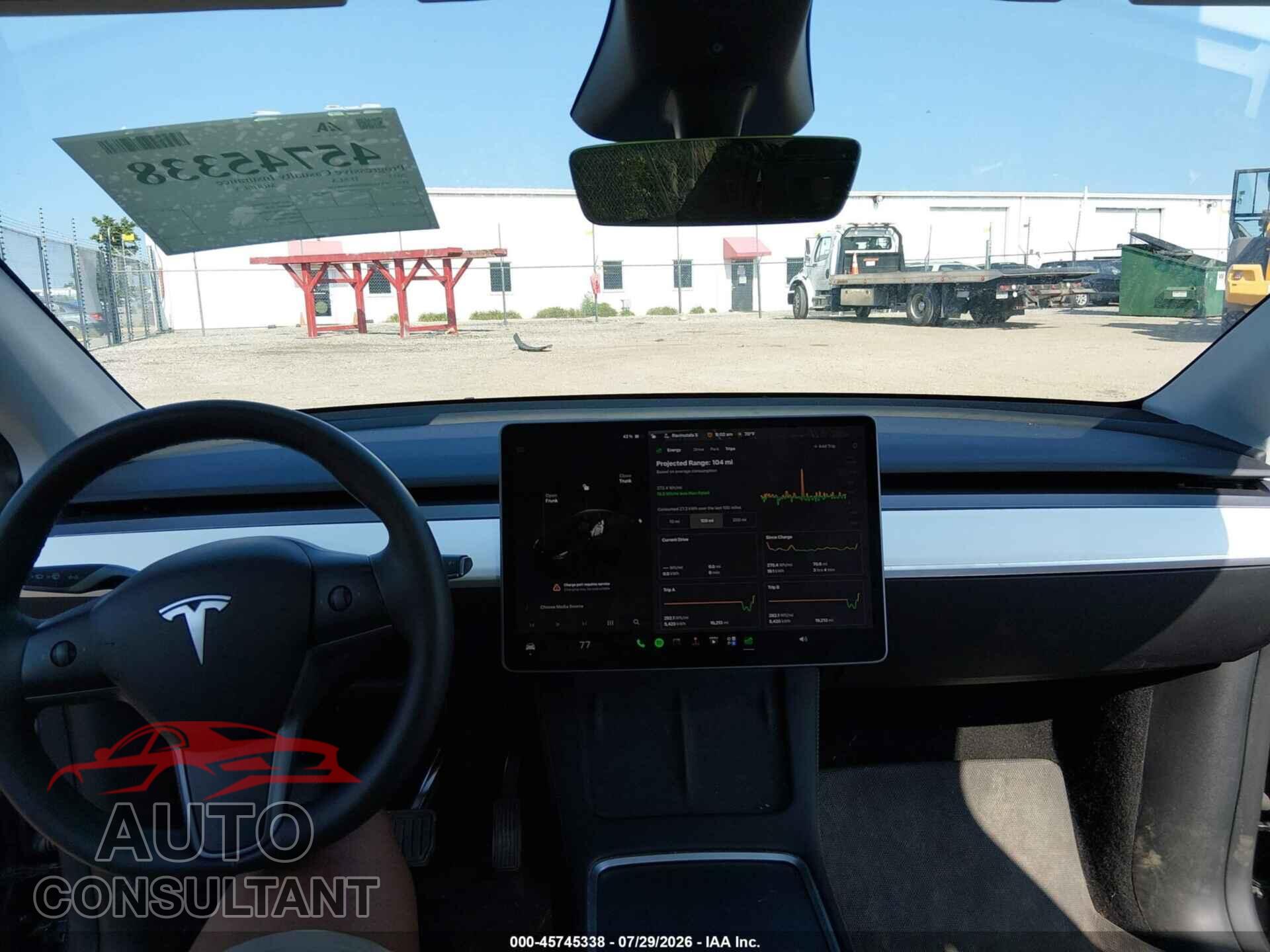 TESLA MODEL Y 2023 - 7SAYGDED9PF948106