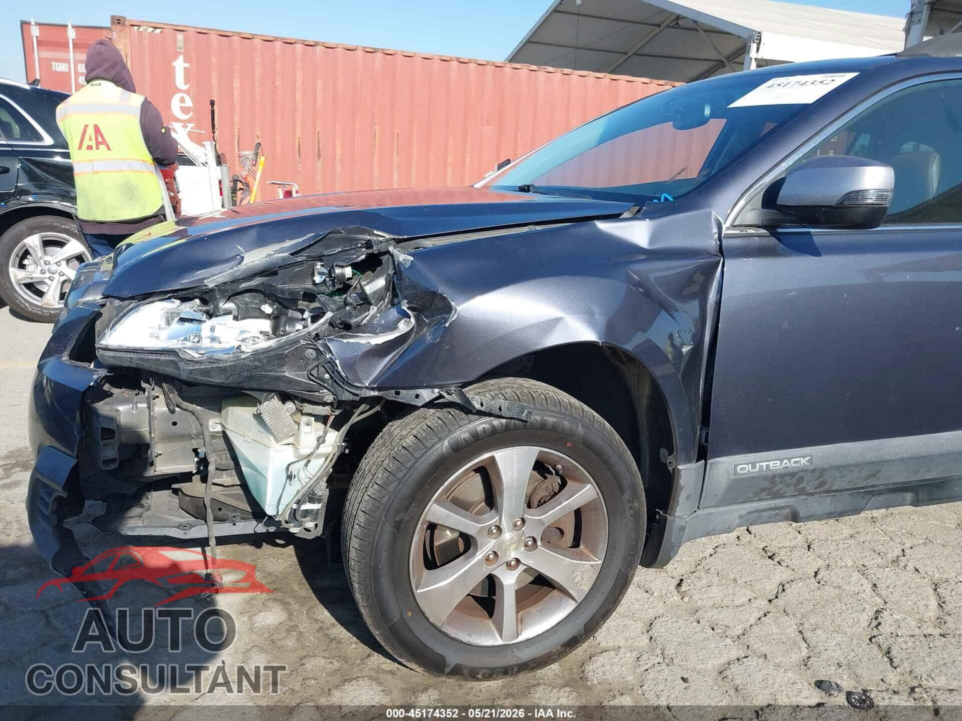 SUBARU OUTBACK 2014 - 4S4BRDPC3E2208600