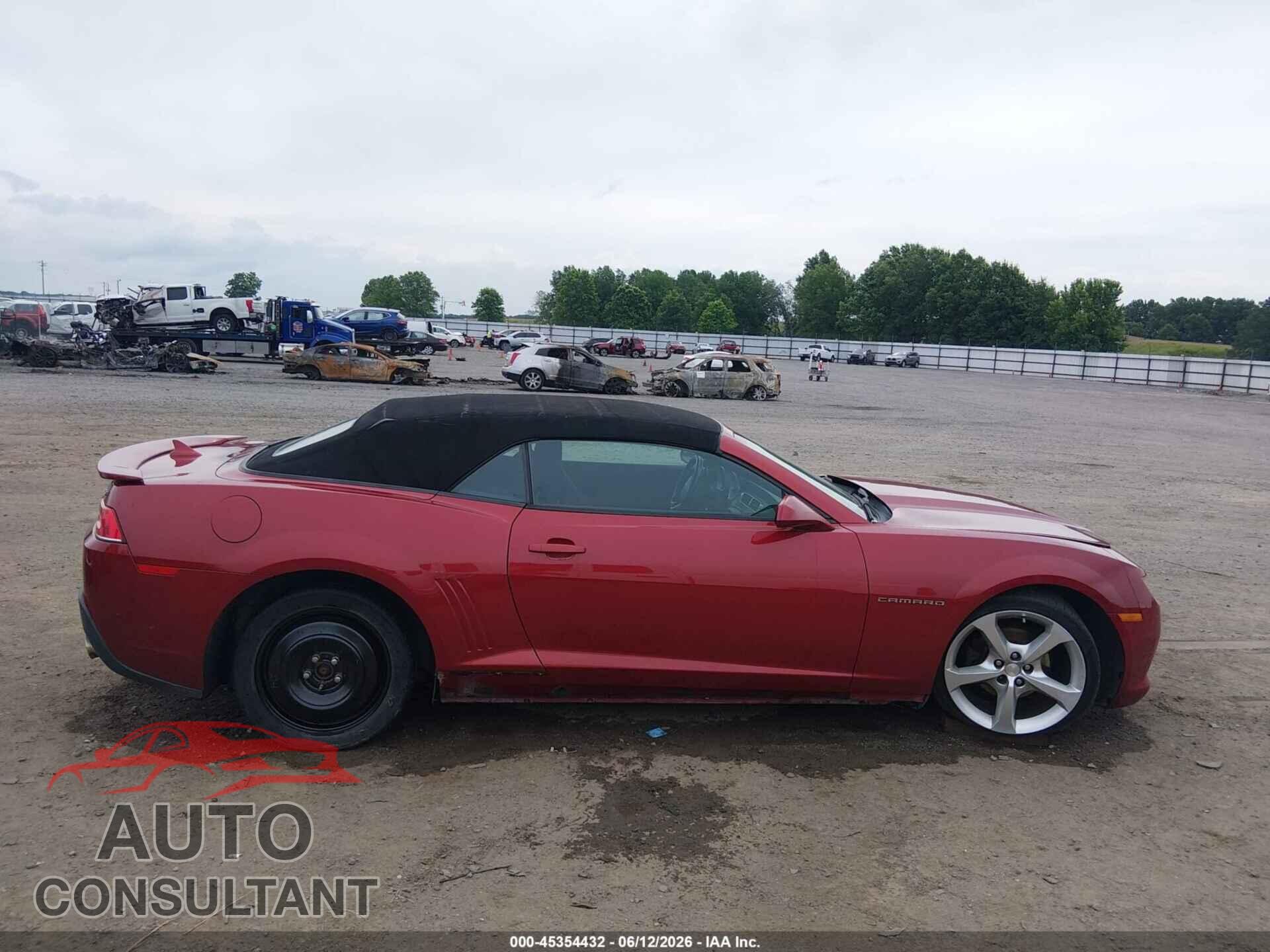 CHEVROLET CAMARO 2015 - 2G1FD3D30F9190233