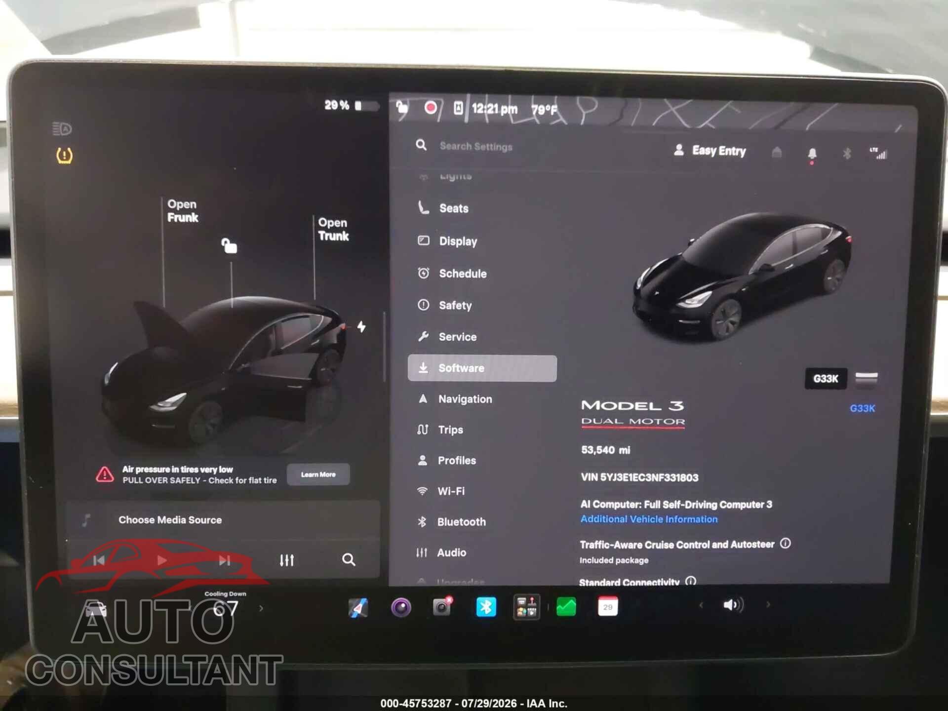 TESLA MODEL 3 2022 - 5YJ3E1EC3NF331803