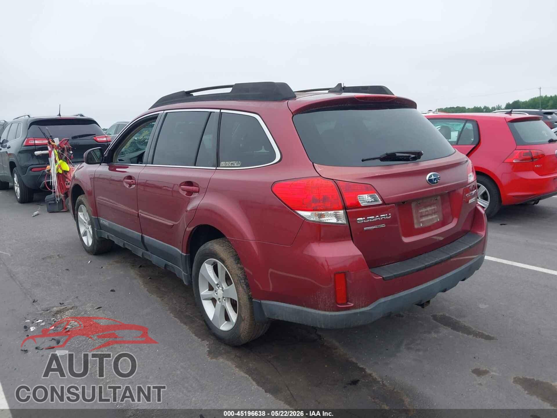 SUBARU OUTBACK 2014 - 4S4BRBDC8E3201449