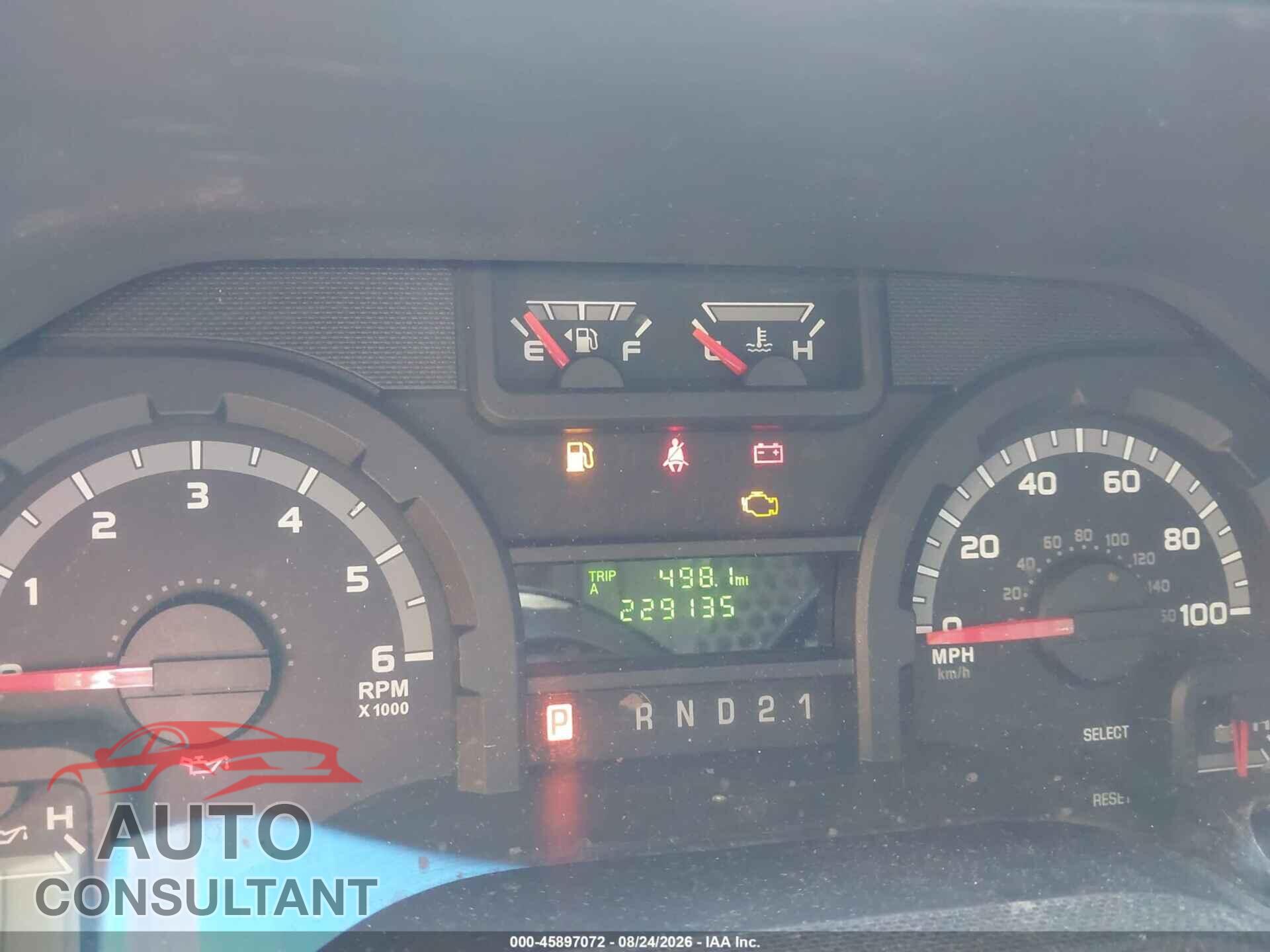 FORD E-250 2012 - 1FTNE2EW0CDA24571