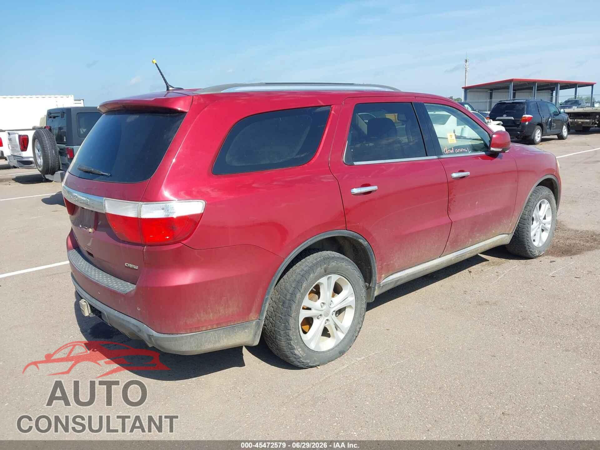 DODGE DURANGO 2013 - 1C4RDJDG1DC663395
