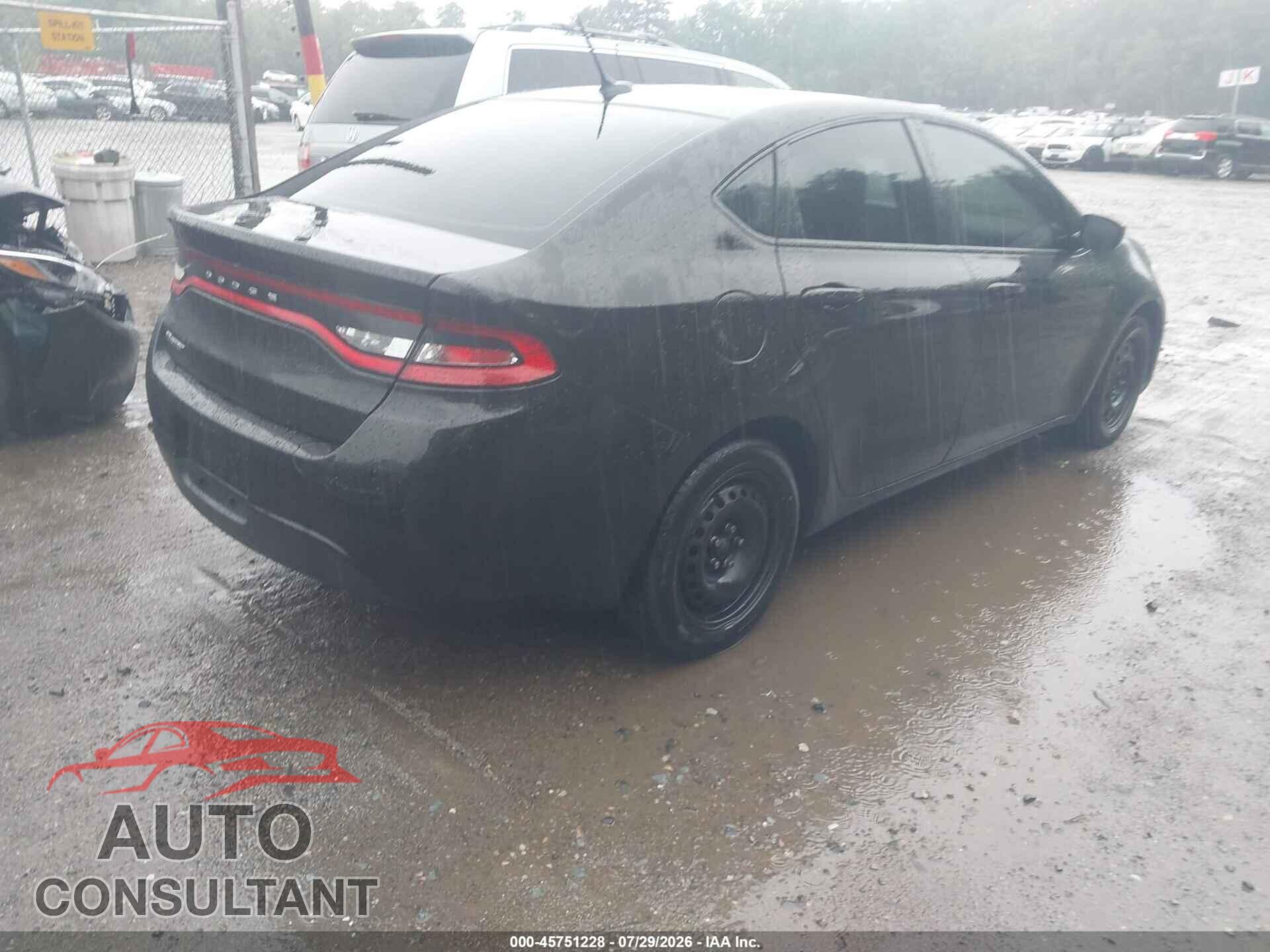 DODGE DART 2015 - 1C3CDFAA5FD200793