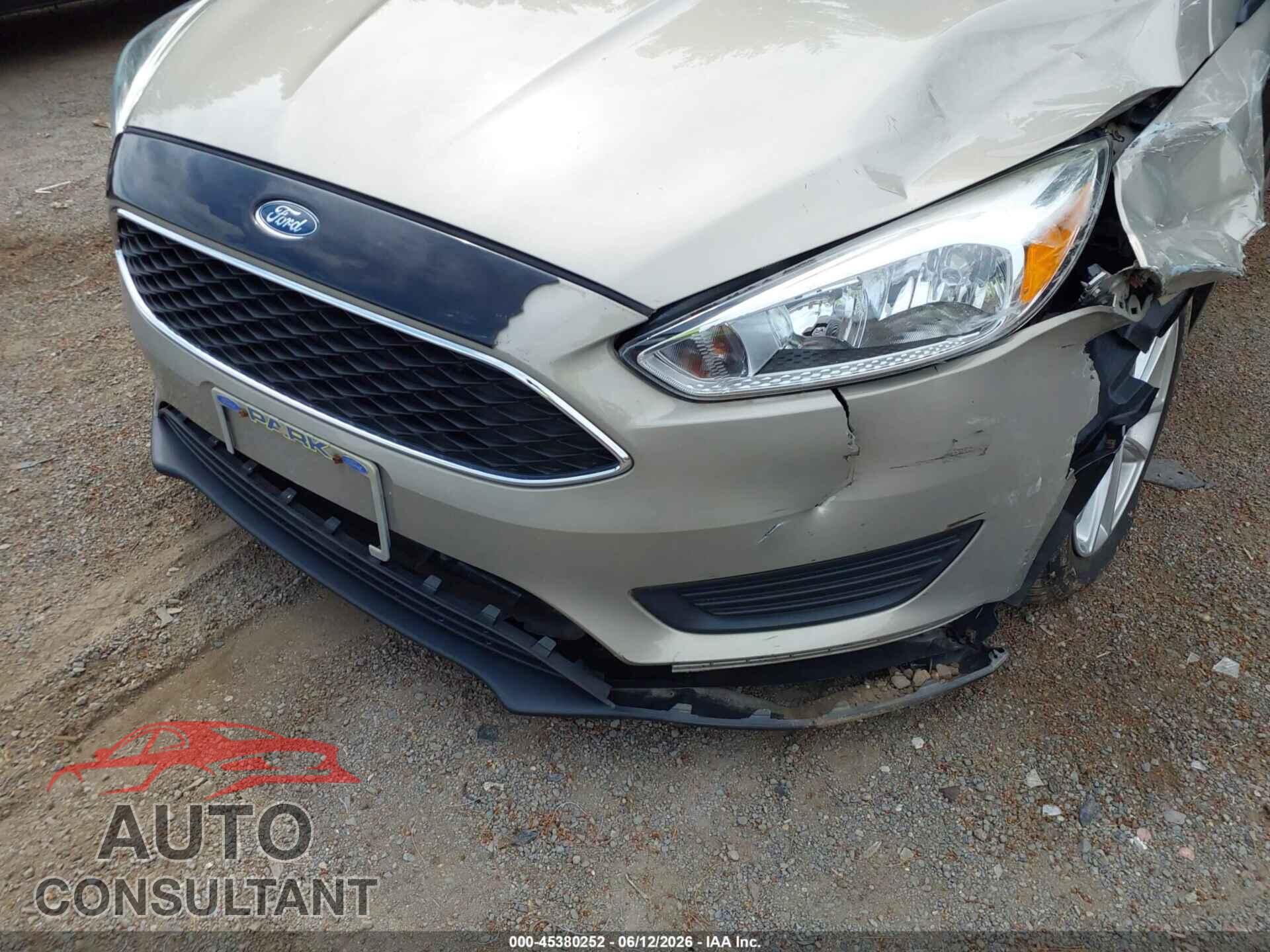 FORD FOCUS 2016 - 1FADP3F26GL343370
