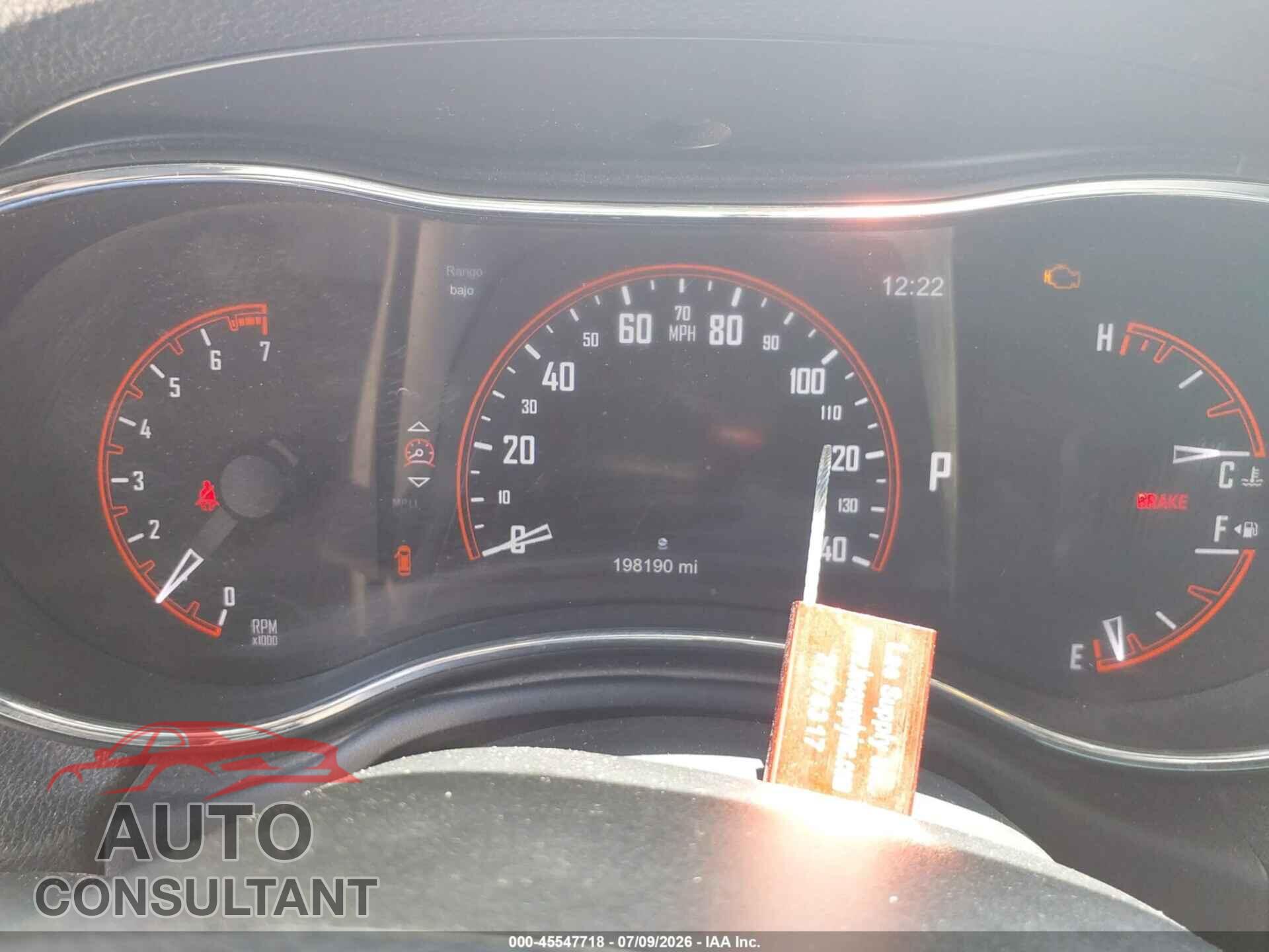 DODGE DURANGO 2014 - 1C4RDHAG8EC590783