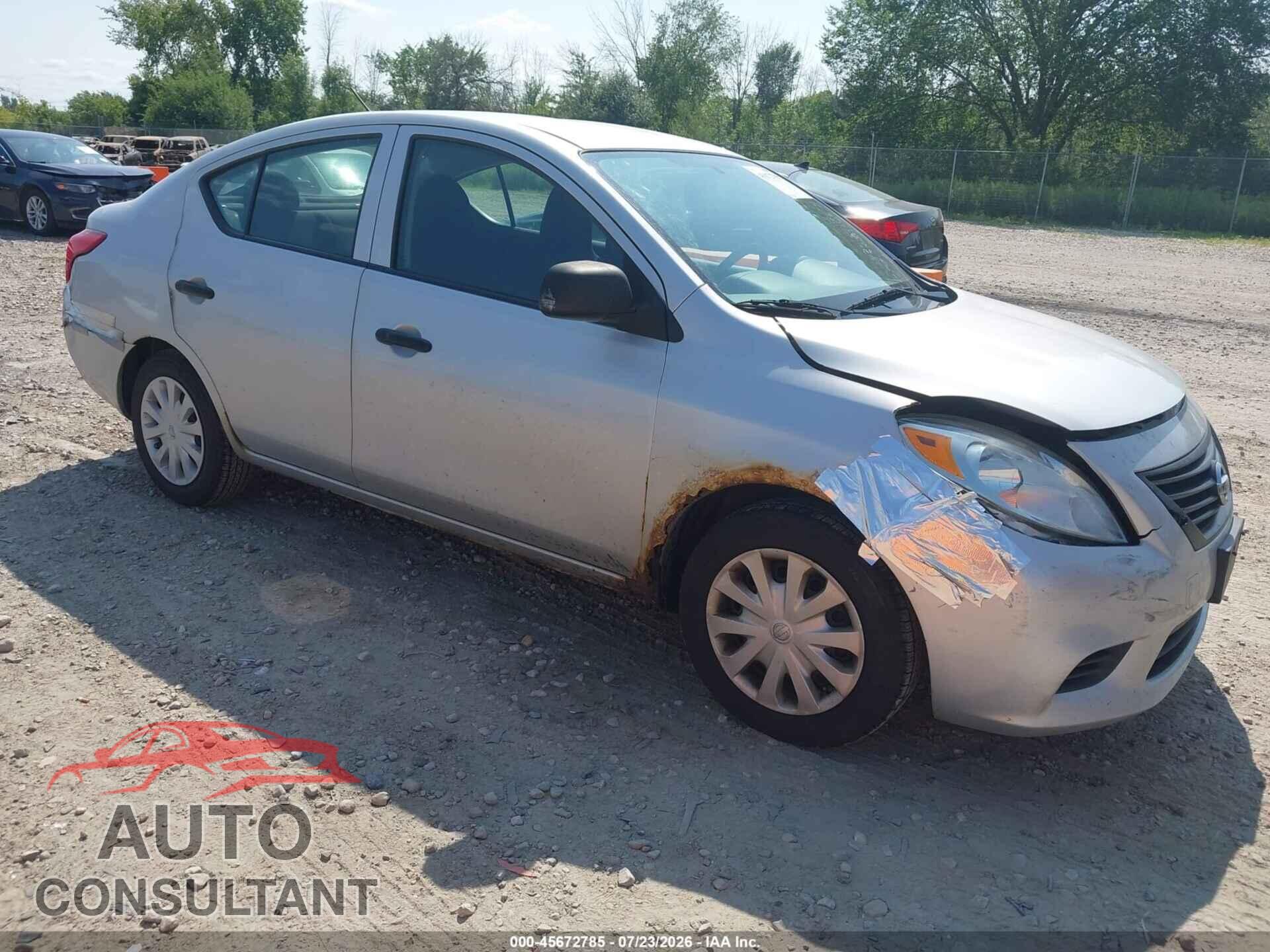 NISSAN VERSA 2014 - 3N1CN7AP8EL856419