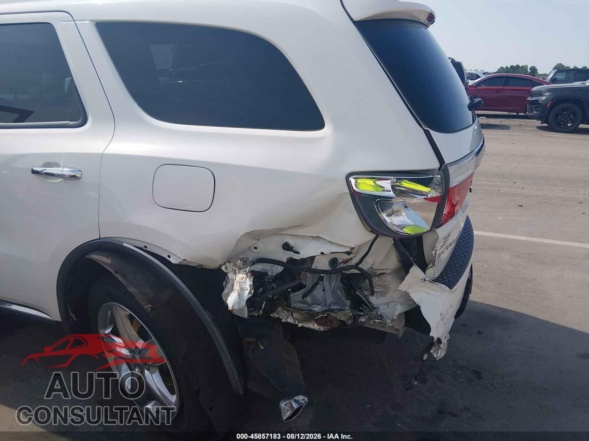 DODGE DURANGO 2012 - 1C4SDHET8CC240205