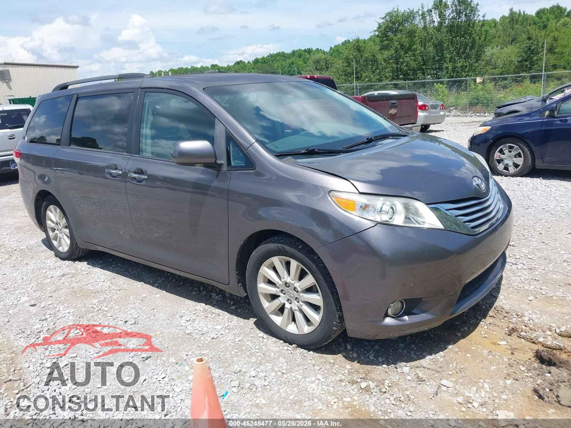 TOYOTA SIENNA 2012 - 5TDYK3DC5CS221128