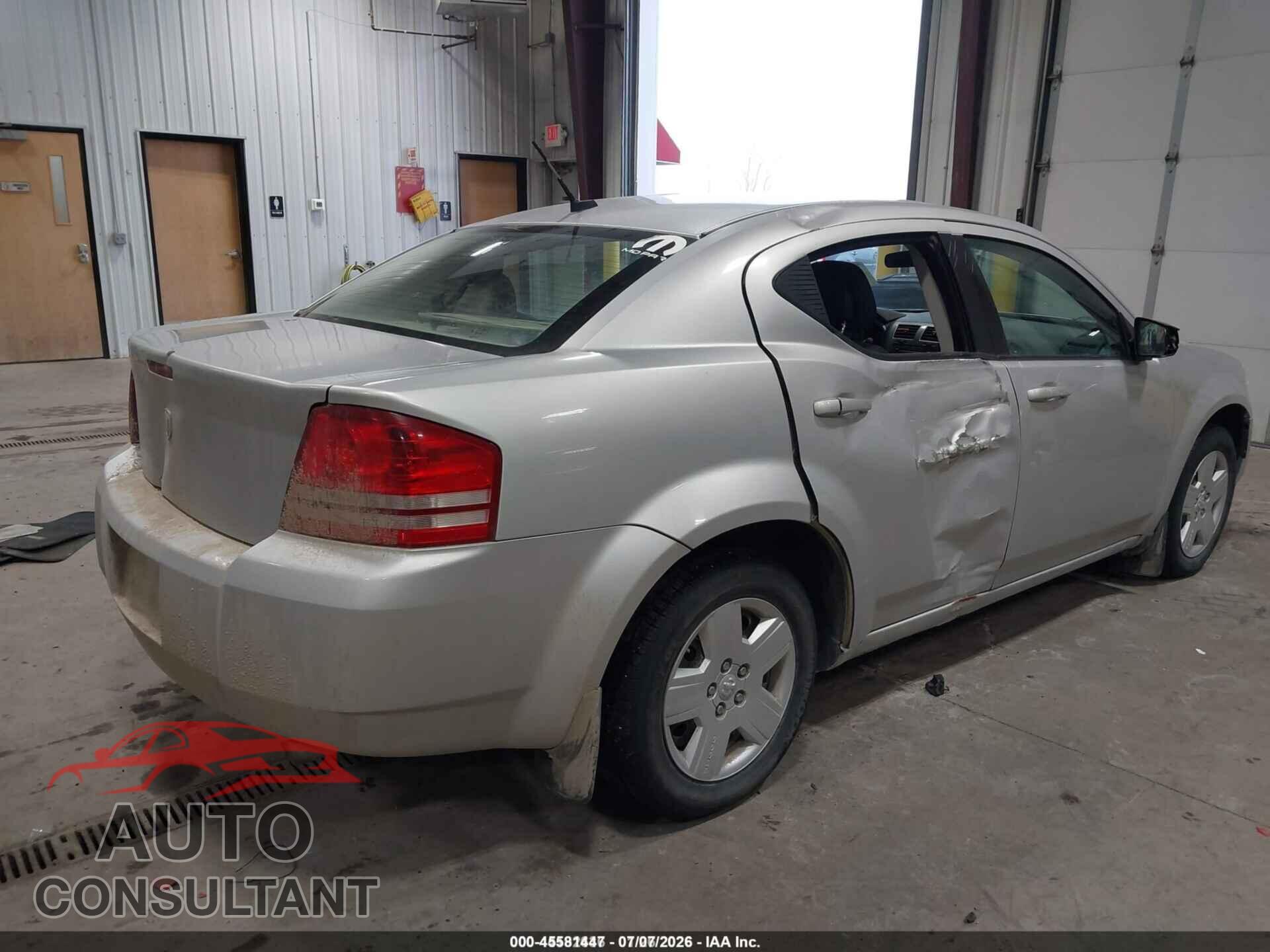 DODGE AVENGER 2010 - 1B3CC4FB0AN101033