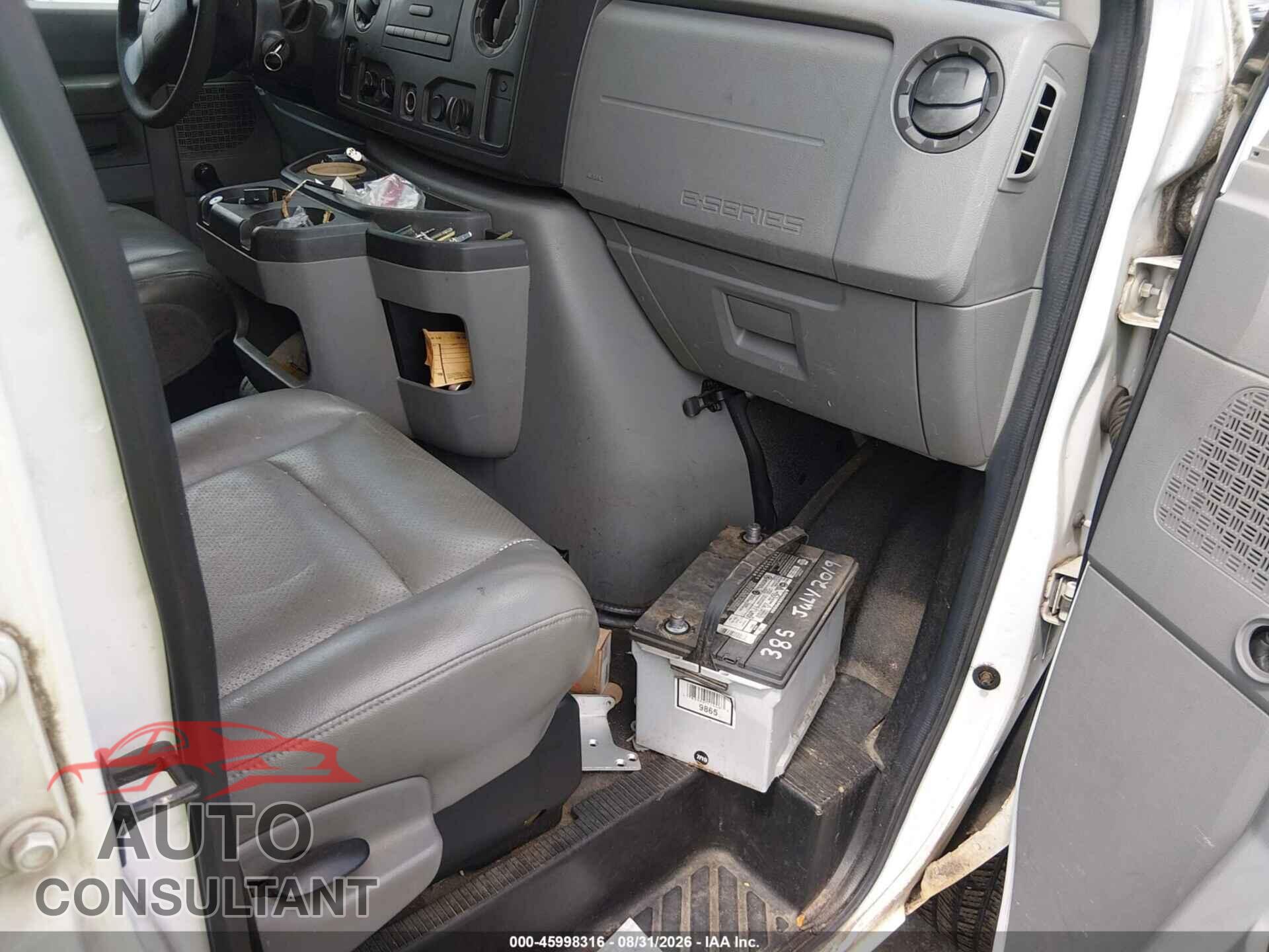 FORD E-250 2009 - 1FTNE24W29DA00380