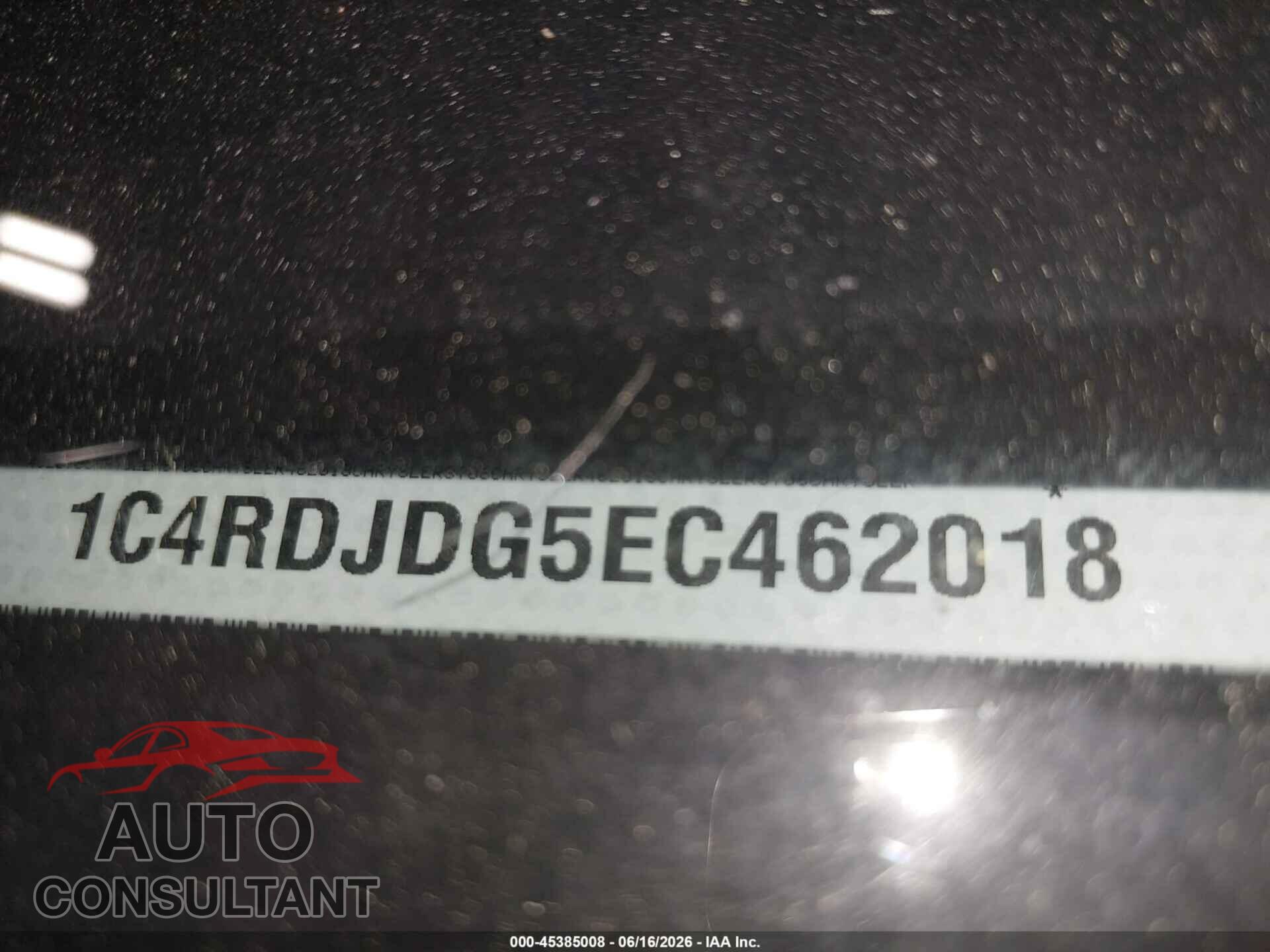 DODGE DURANGO 2014 - 1C4RDJDG5EC462018