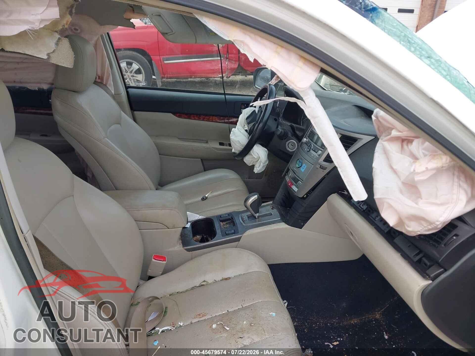 SUBARU OUTBACK 2011 - 4S4BRBKC5B3314130