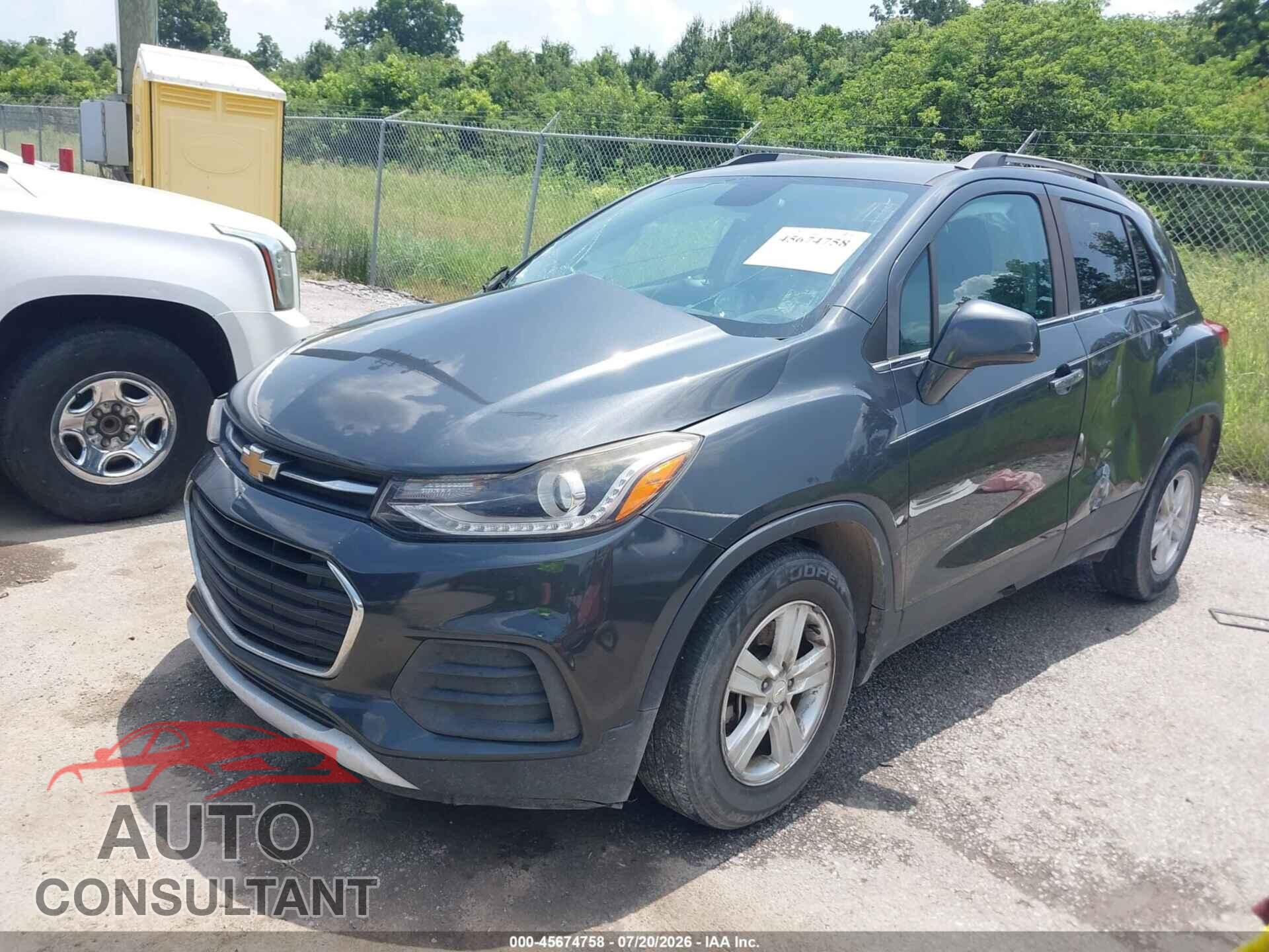 CHEVROLET TRAX 2017 - KL7CJLSB2HB089335