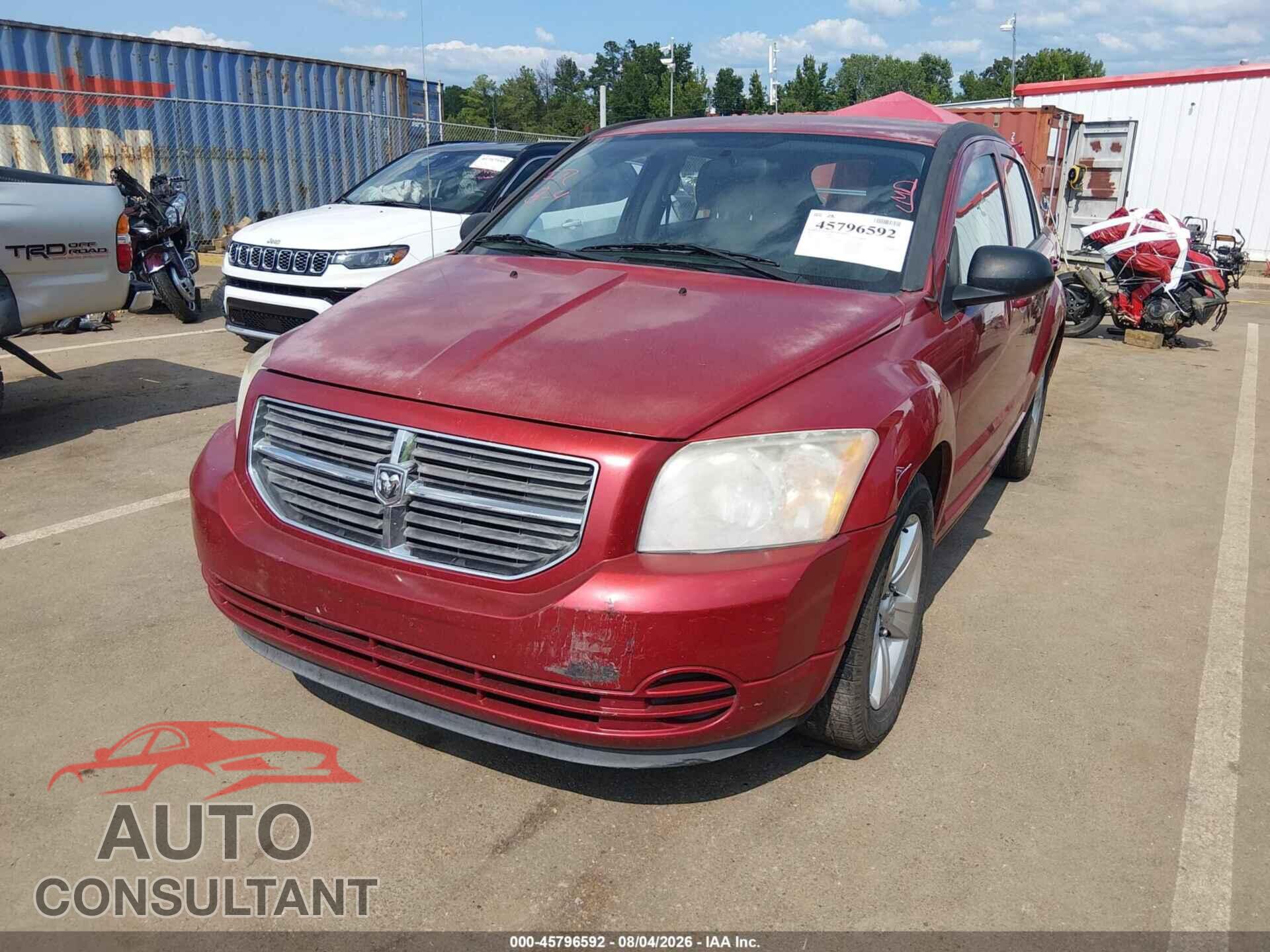 DODGE CALIBER 2010 - 1B3CB4HA2AD665005